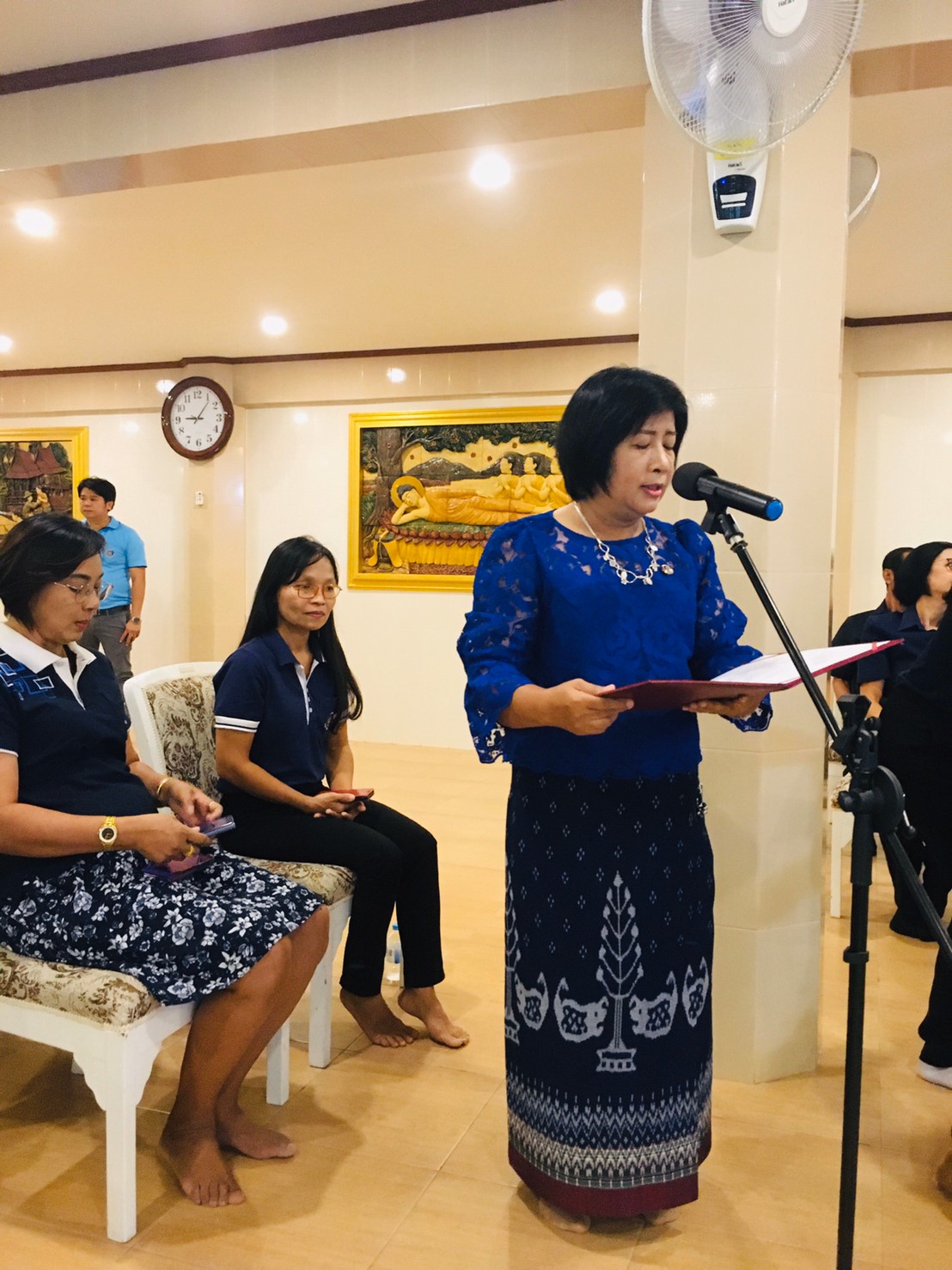 พิธีเปิดการจัดกิจกรรมวันคล้ายวันก่อตั้งกรมการพัฒนาชุมชน ครบรอบปีที่ 57 วันที่ 1 ตุลาคม 2562 ณ วัดป่ามะไฟ ตำบลโคกไม้ลาย อำเภอเมืองปราจีนบุรี จังหวัดปราจีนบุรี