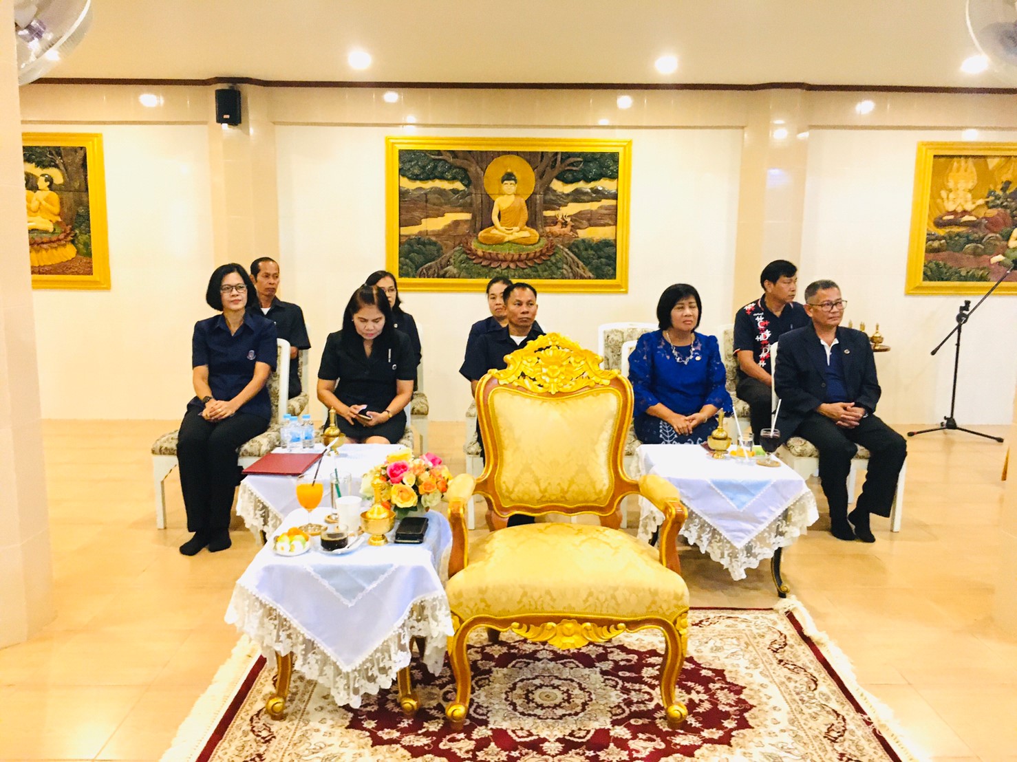พิธีเปิดการจัดกิจกรรมวันคล้ายวันก่อตั้งกรมการพัฒนาชุมชน ครบรอบปีที่ 57 วันที่ 1 ตุลาคม 2562 ณ วัดป่ามะไฟ ตำบลโคกไม้ลาย อำเภอเมืองปราจีนบุรี จังหวัดปราจีนบุรี