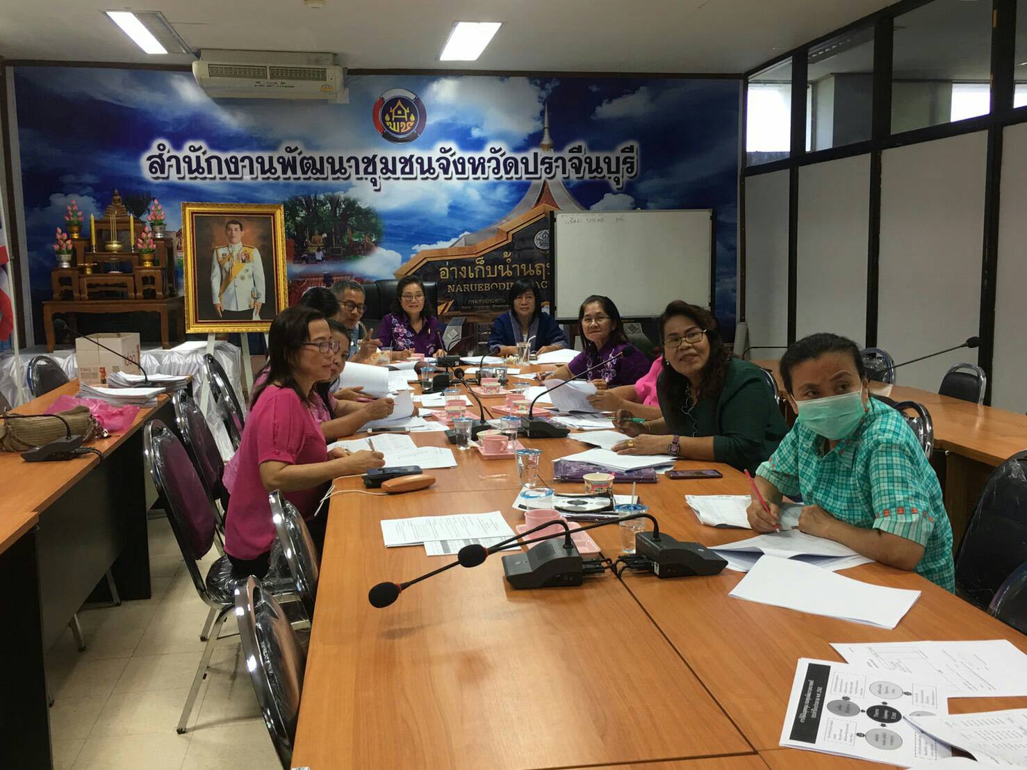ประชุมคณะทำงานขับเคลื่อนกองทุนพัฒนาบทบาทสตรีจังหวัดปราจีนบุรี
