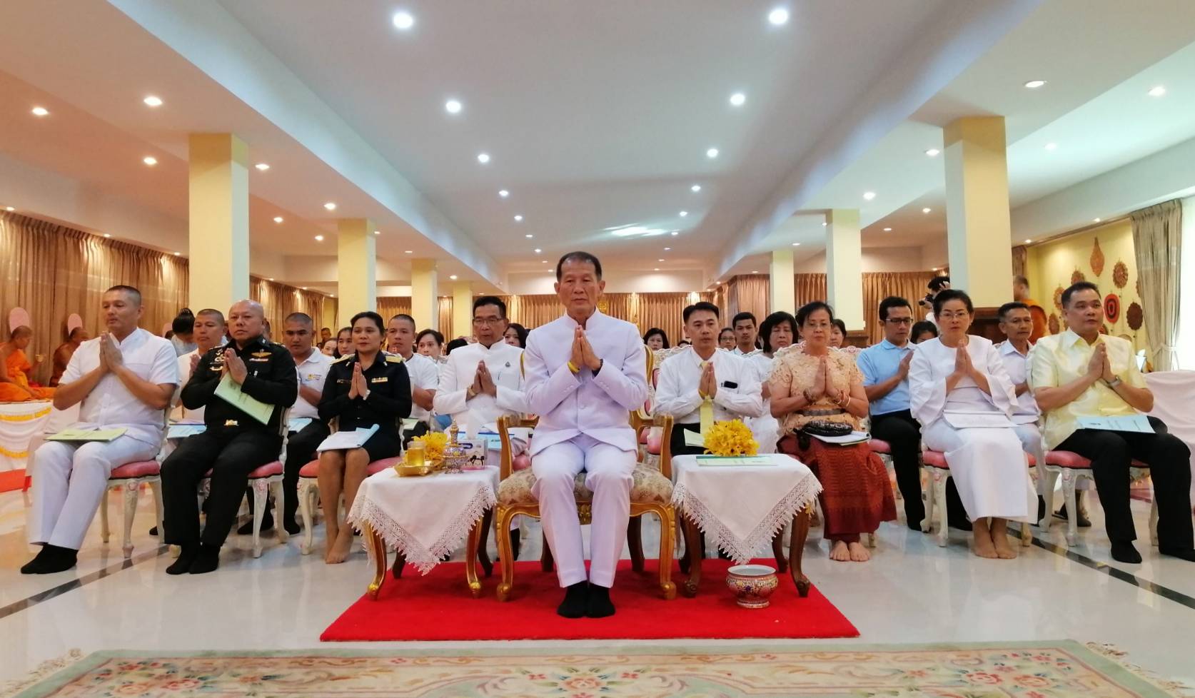 พิธีเจริญพระพุทธมนต์ถวายพระพรชัยมงคลแด่สมเด็จพระนางเจ้าสิริกิติ์   พระบรมราชินีนาถ    พระบรมราชชนนีพันปีหลวง      พระบาทสมเด็จพระวชิรเกล้าเจ้าอยู่หัว และสมเด็จพระนางเจ้าฯ พระบรมราชินี ประจำเดือนพฤศจิกายน 2562