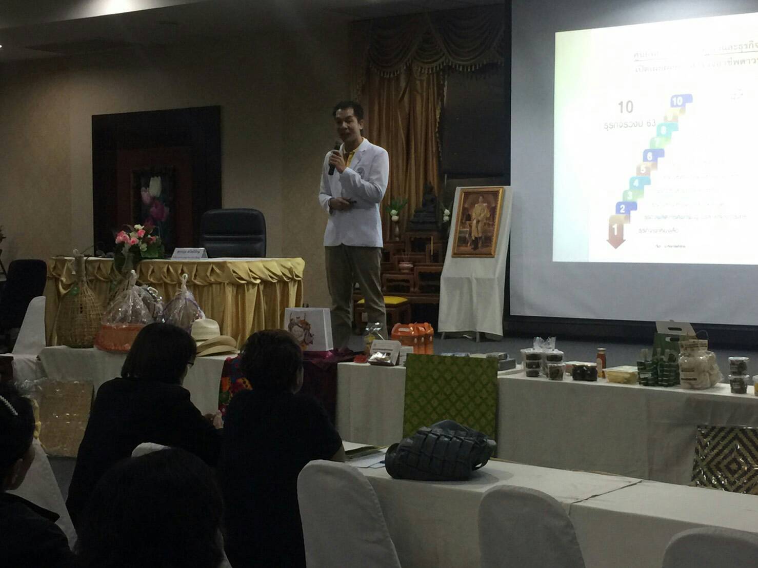 โครงการพัฒนาศักยภาพเครือข่ายองค์ความรู้ Knowledge – Based OTOP  (KBO) จังหวัดปราจีนบุรี กิจกรรมที่ 1 การพัฒนาศักยภาพเครือข่ายองค์ความรู้ KBO จังหวัด : การประชุมเชิงปฏิบัติการสร้างองค์ความรู้ KBO การพัฒนาผลิตภัณฑ์ OTOP แก่กลุ่มผู้ผลิตชุมชน และผู้เกี่ยวข้อง