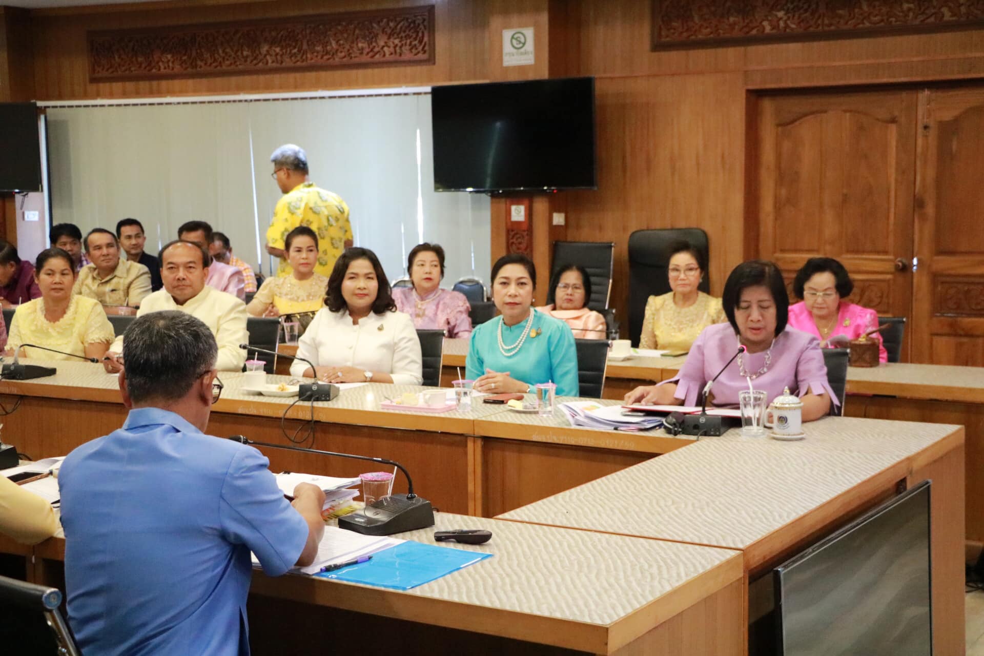พิธีและลงนามในบันทึกข้อตกลง ว่าด้วยการประสานความร่วมมือโครงการ “สืบสาน อนุรักษ์ศิลป์ผ้าถิ่นไทย ดำรงไว้ในแผ่นดิน” ระหว่างจังหวัดปราจีนบุรีกับส่วนราชการ องค์กรภาคีเครือข่ายในงานพัฒนาชุมชน