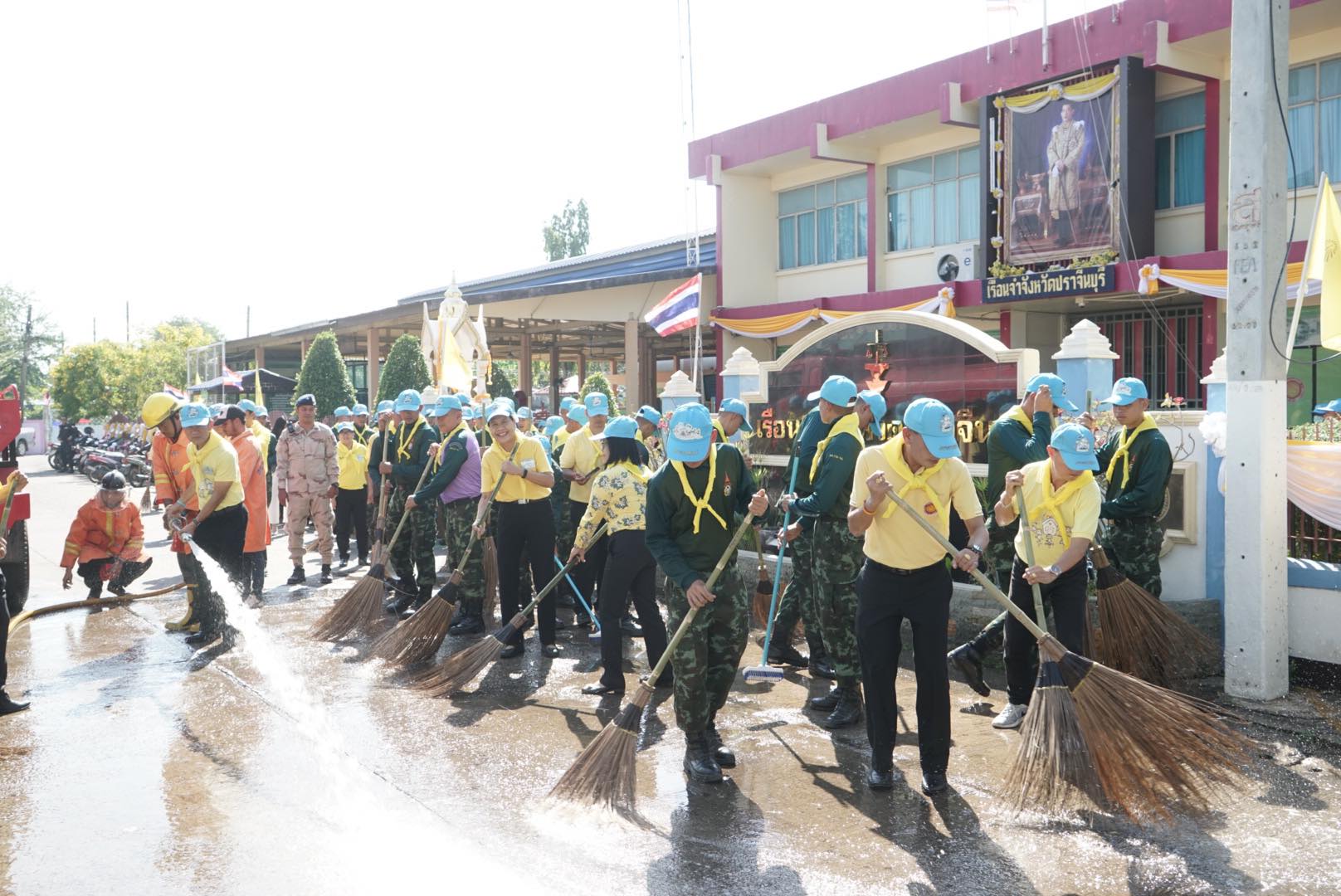 กิจกรรม “จิตอาสาทำความสะอาดเรือนจำ (Big Cleaning Day)” ณ เรือนจำจังหวัดปราจีนบุรี ตำบลหน้าเมือง อำเภอเมืองปราจีนบุรี จังหวัดปราจีนบุรี