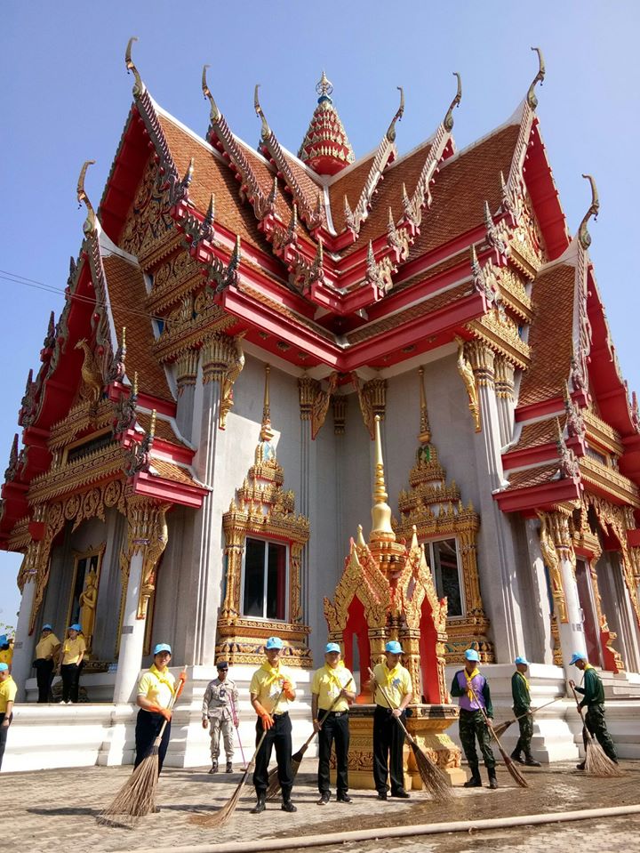 กิจกรรมจิตอาสาพัฒนาศาสนสถาน เนื่องในวันคล้ายวันพระราชสมภพพระบาทสมเด็จพระบรมชนกาธิเบศร มหาภูมิพลอดุลยเดชมหาราช บรมนาถบพิตร