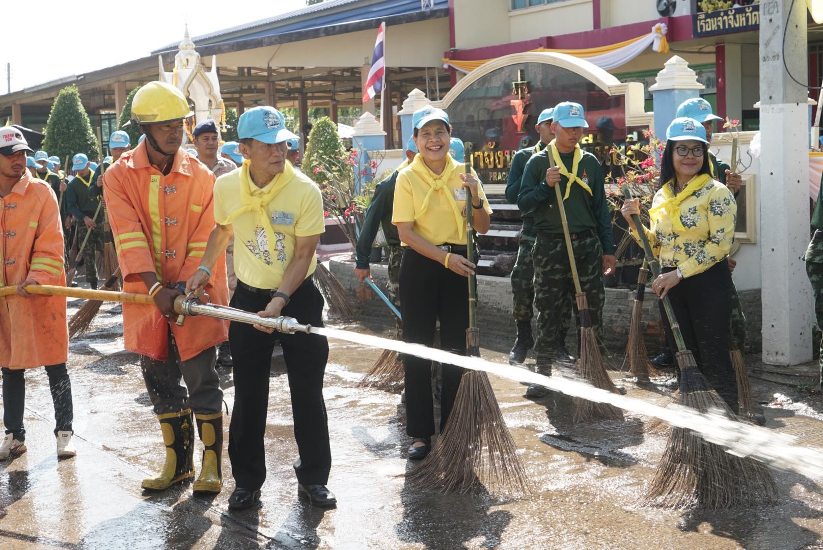 กิจกรรม “จิตอาสาทำความสะอาดเรือนจำ (Big Cleaning Day)” ณ เรือนจำจังหวัดปราจีนบุรี ตำบลหน้าเมือง อำเภอเมืองปราจีนบุรี จังหวัดปราจีนบุรี