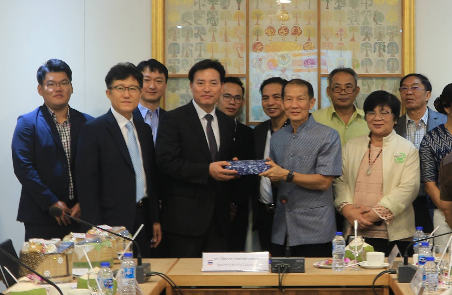 การสร้างความร่วมมือระหว่างจังหวัดปราจีนบุรี และจังหวัดชอลลาบุคโด ประเทศเกาหลี