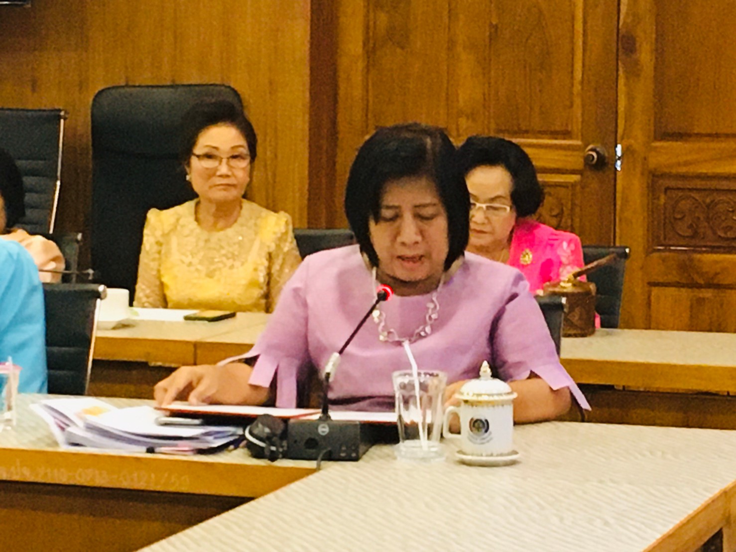 พิธีและลงนามในบันทึกข้อตกลง ว่าด้วยการประสานความร่วมมือโครงการ “สืบสาน อนุรักษ์ศิลป์ผ้าถิ่นไทย ดำรงไว้ในแผ่นดิน” ระหว่างจังหวัดปราจีนบุรีกับส่วนราชการ องค์กรภาคีเครือข่ายในงานพัฒนาชุมชน