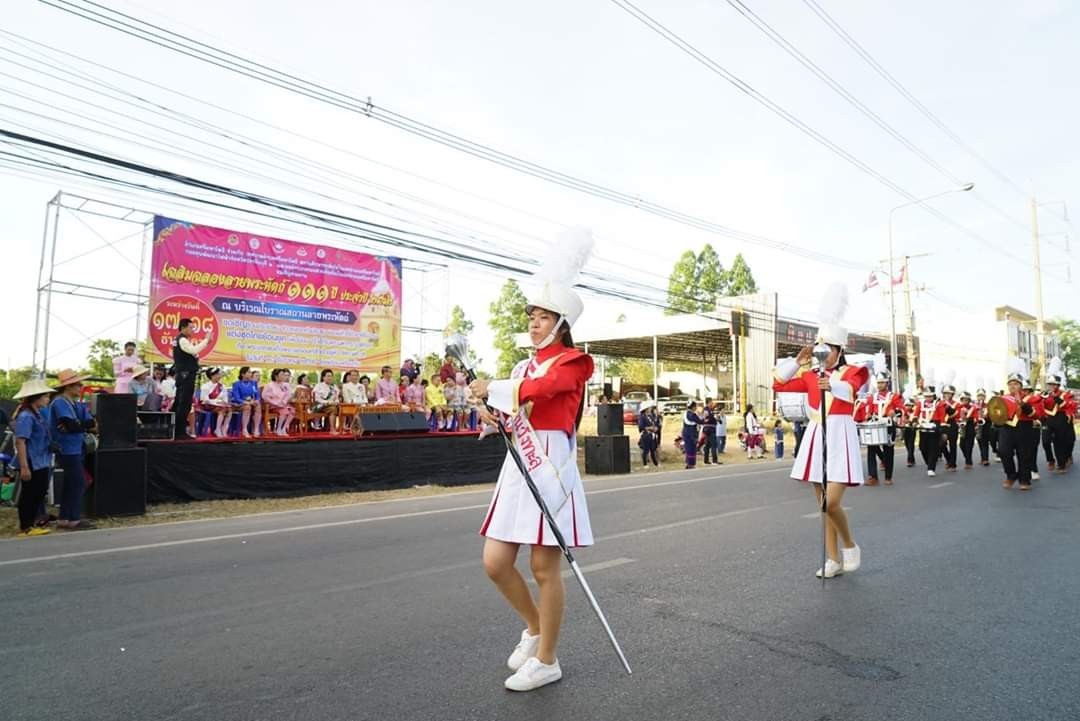 พิธีเปิดงาน “เฉลิมฉลอง 111 ปี ลายพระหัตถ์” ณ โบราณสถานลายพระหัตถ์ ตำบลหนองโพรง อำเภอศรีมหาโพธิ