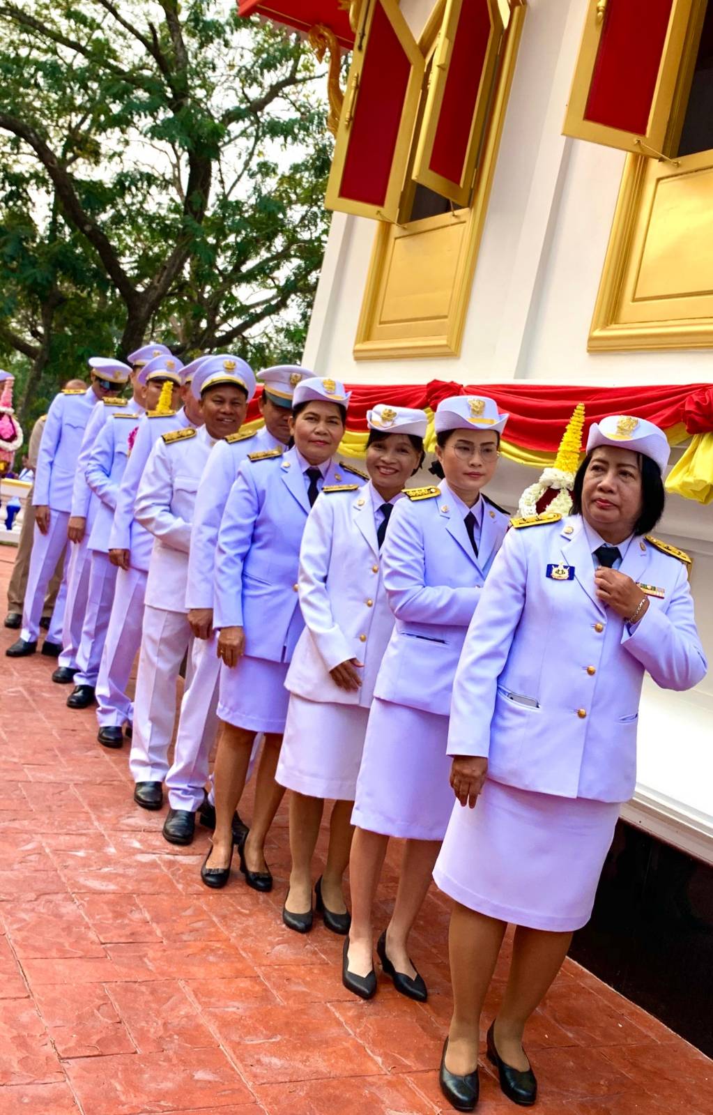 พิธีวางพานพุ่มถวายราชสักการะสมเด็จพระนเรศวรมหาราช ณ บริเวณศาลสมเด็จพระนเรศวรมหาราช มณฑลทหารบกที่ 12 ตำบลบ้านพระ อำเภอเมืองปราจีนบุรี จังหวัดปราจีนบุรี