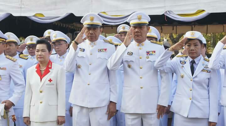 พิธีวางพานพุ่มถวายราชสักการะพ่อขุนรามคำแหงมหาราช ณ บริเวณหน้าพระบรมราชานุสาวรีย์พ่อขุนรามคำแหงมหาราช มหาวิทยาลัยรามคำแหง สาขาวิทยบริการเฉลิมพระเกียรติจังหวัดปราจีนบุรี ตำบลไม้เค็ด อำเภอเมืองปราจีนบุรี จังหวัดปราจีนบุรี