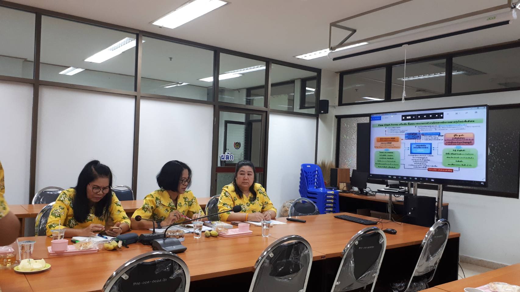 การประชุมกรมการพัฒนาชุมชน ครั้งที่ 1/2563 ผ่านระบบ TV พช. ณ ห้องประชุม 3001 ชั้น 3 กรมการพัฒนาชุมชน