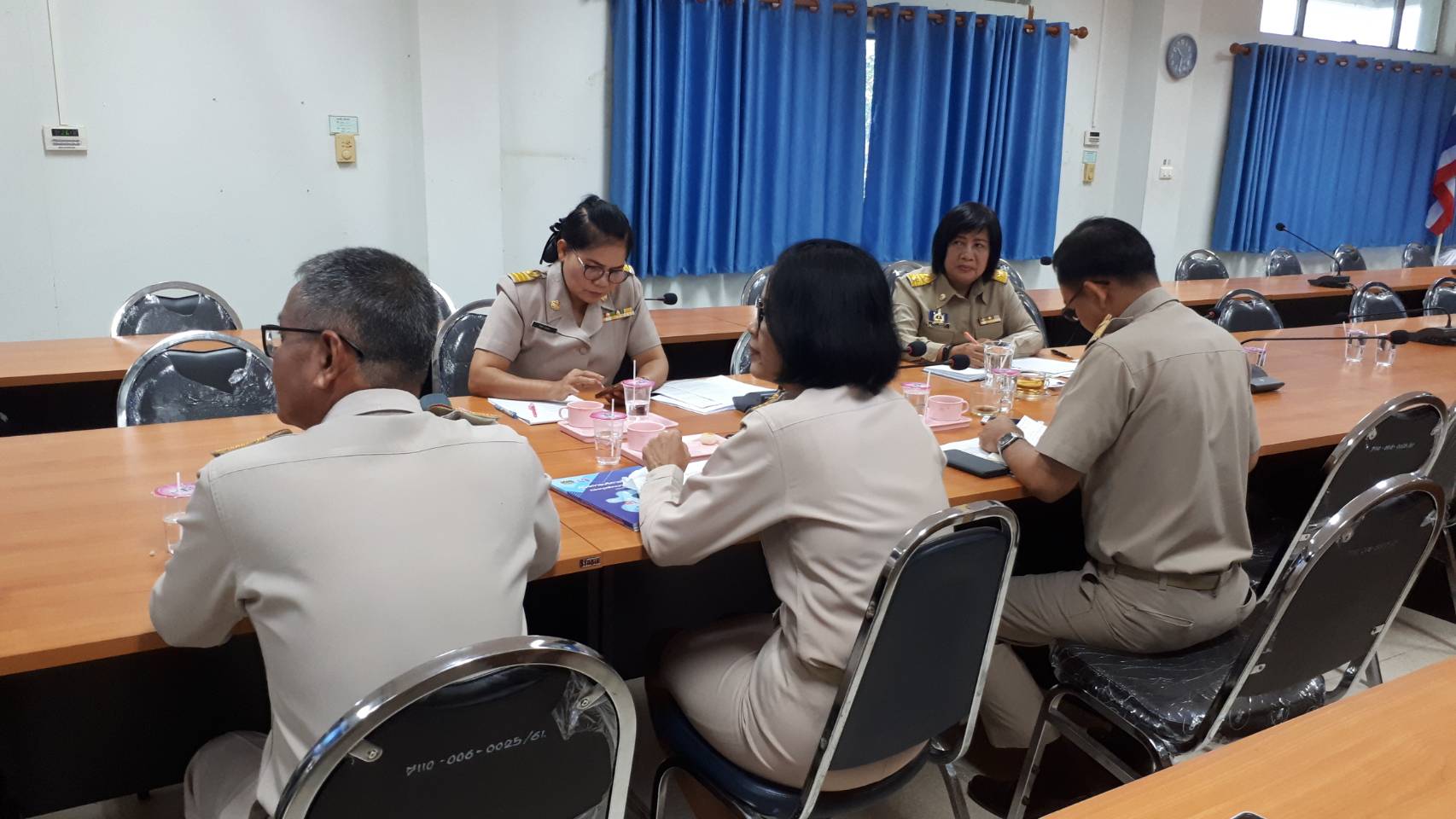 การประชุม Morning Brief ครั้งที่ 1/2563 ผ่านระบบทีวี พช.