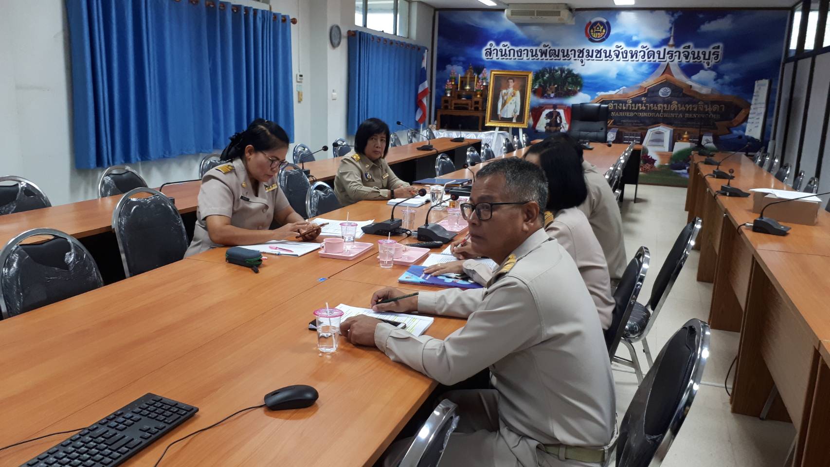 การประชุม Morning Brief ครั้งที่ 1/2563 ผ่านระบบทีวี พช.