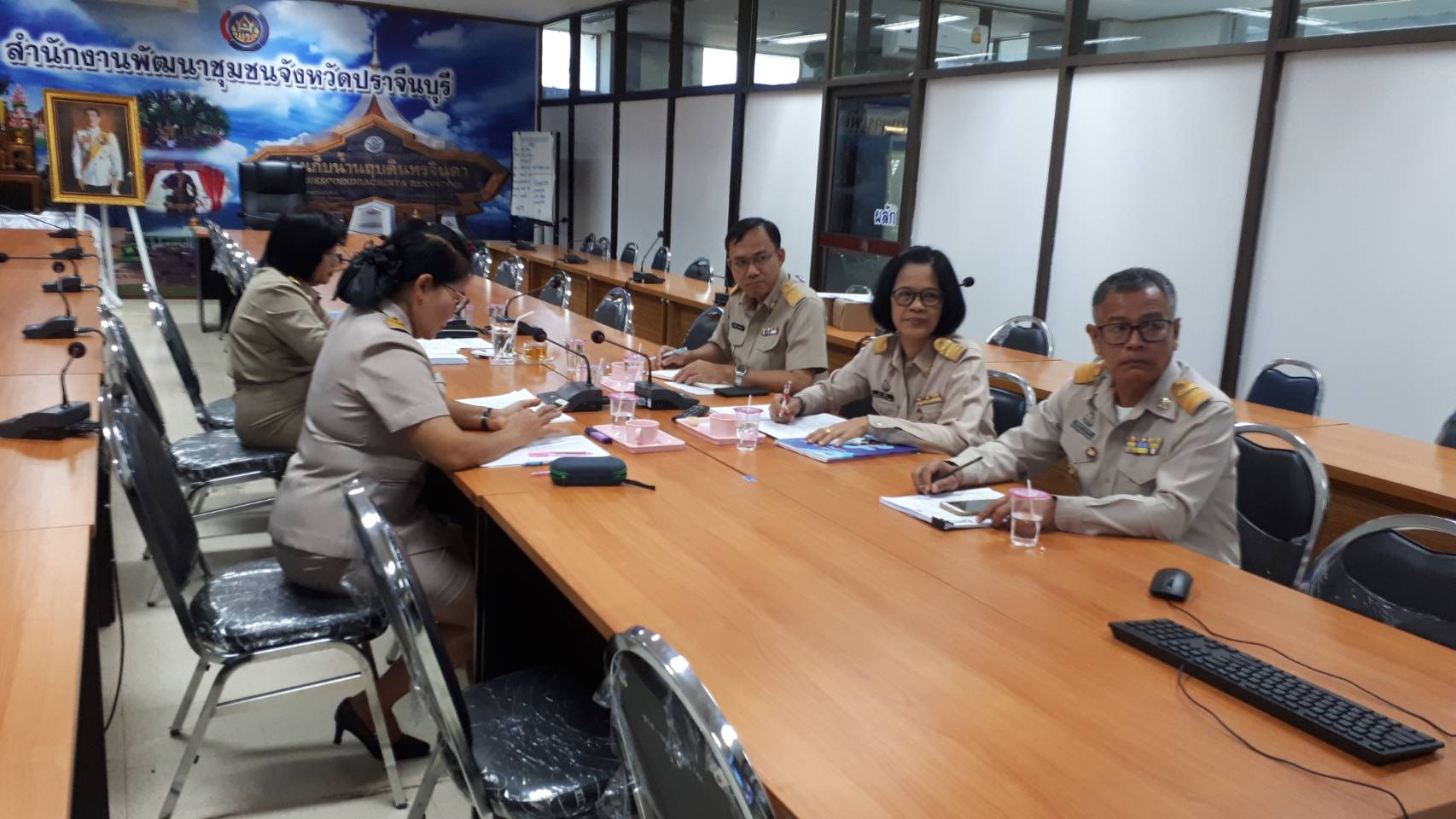 การประชุม Morning Brief ครั้งที่ 1/2563 ผ่านระบบทีวี พช.
