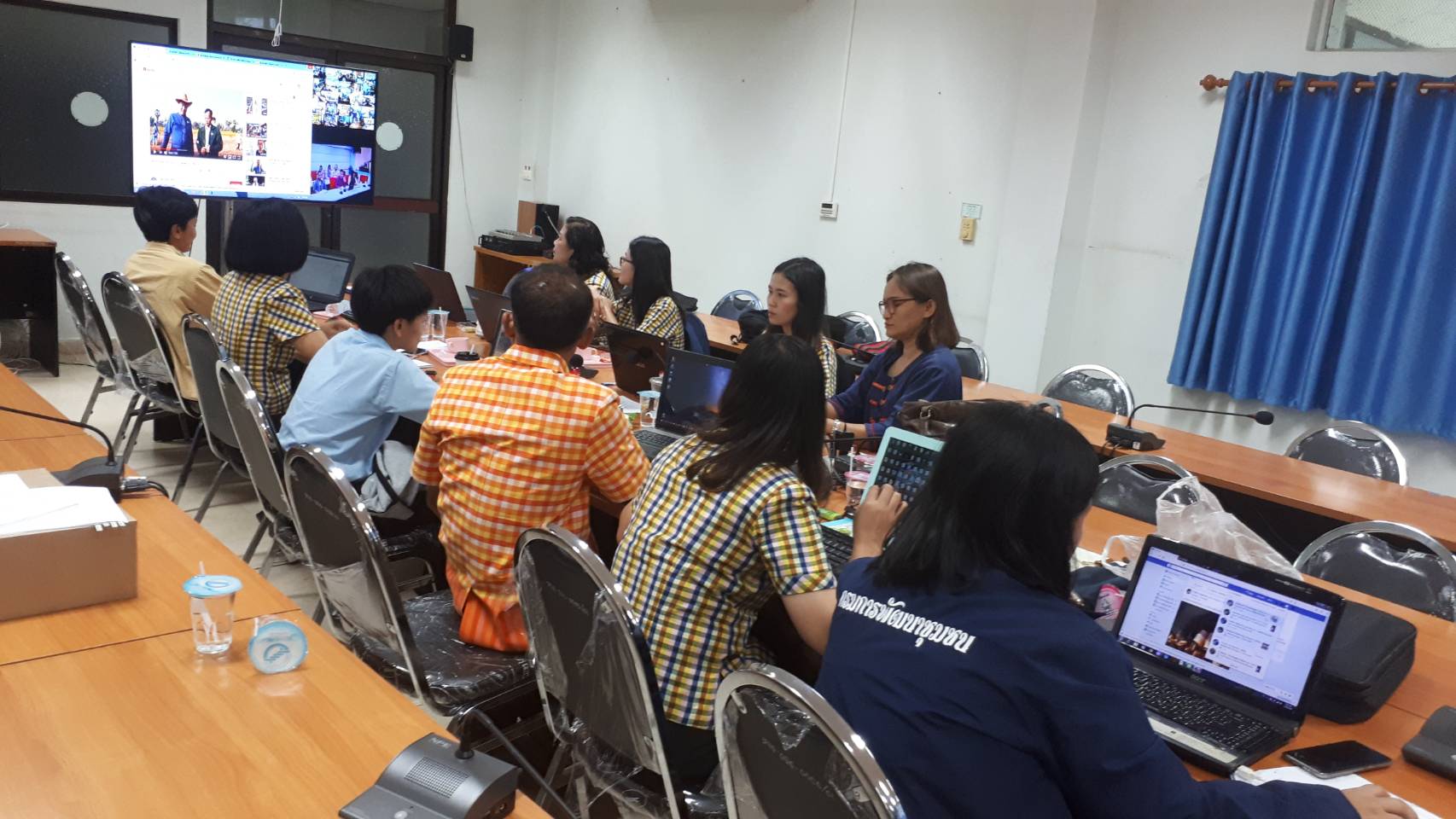 การฝึกอบรมการจัดทำคลิปวิดีโอเพื่อการประชาสัมพันธ์ภารกิจของกรมการพัฒนาชุมชนผ่านระบบ Video Conference