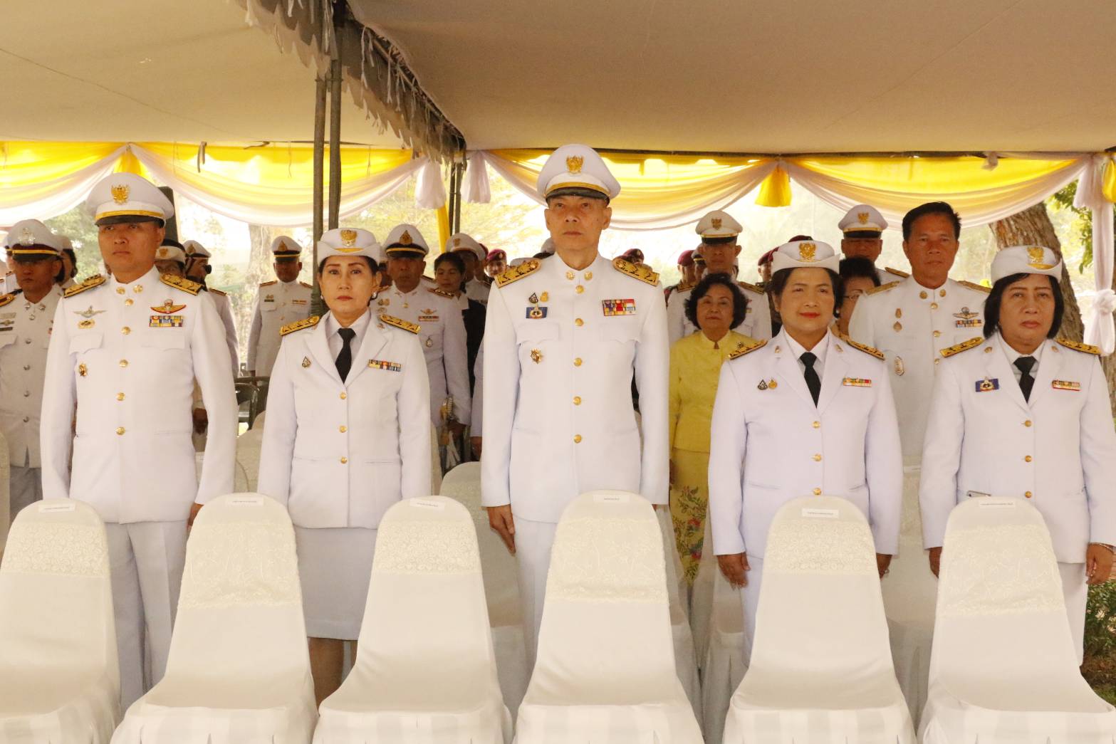 พิธีวางพานพุ่มถวายราชสักการะสมเด็จพระนเรศวรมหาราช ณ บริเวณศาลสมเด็จพระนเรศวรมหาราช มณฑลทหารบกที่ 12 ตำบลบ้านพระ อำเภอเมืองปราจีนบุรี จังหวัดปราจีนบุรี
