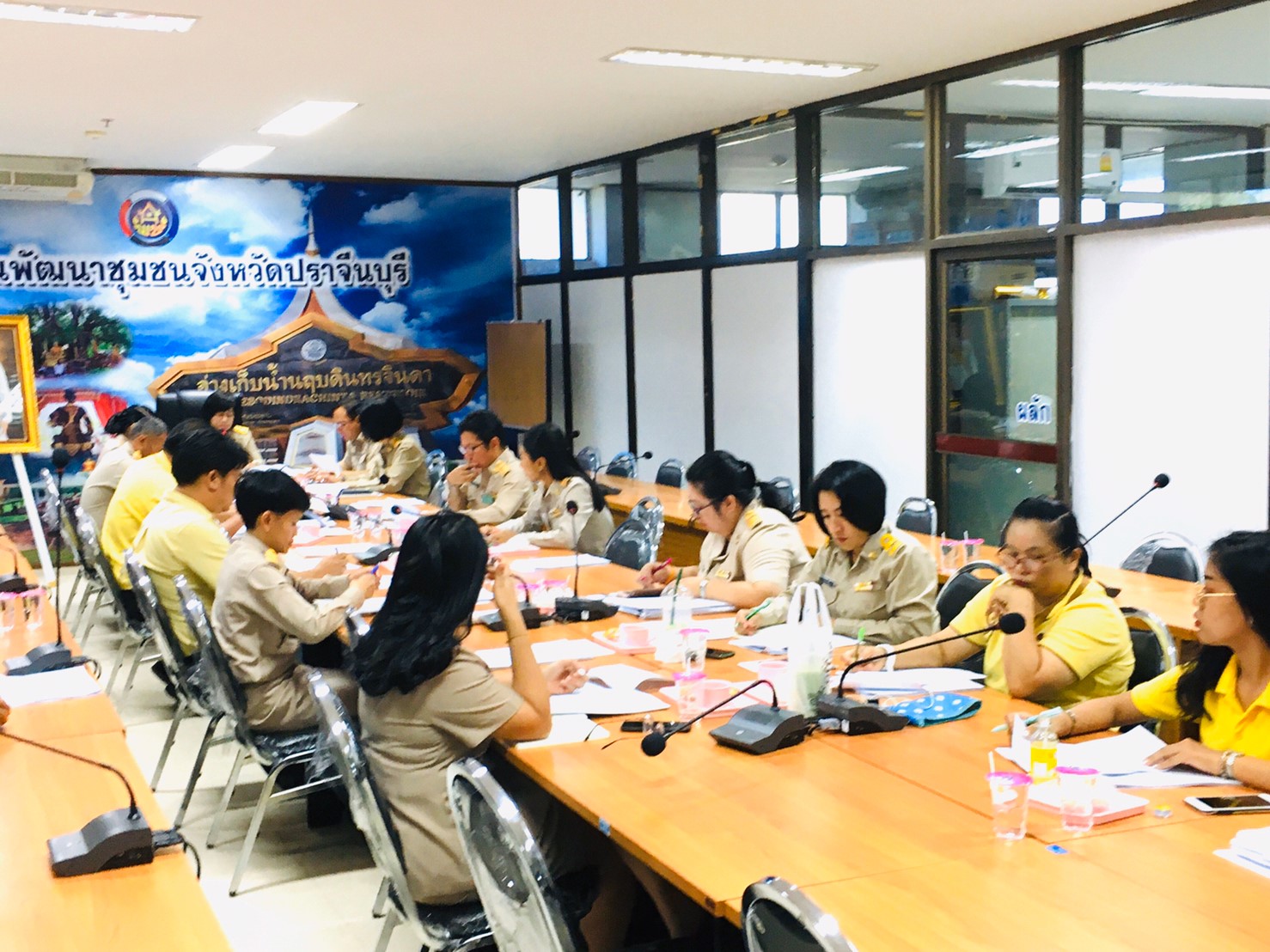 การประชุมนักวิชาการพัฒนาชุมชนจังหวัดปราจีนบุรี ครั้งที่ 11/2562 ประจำเดือนธันวาคม 2562