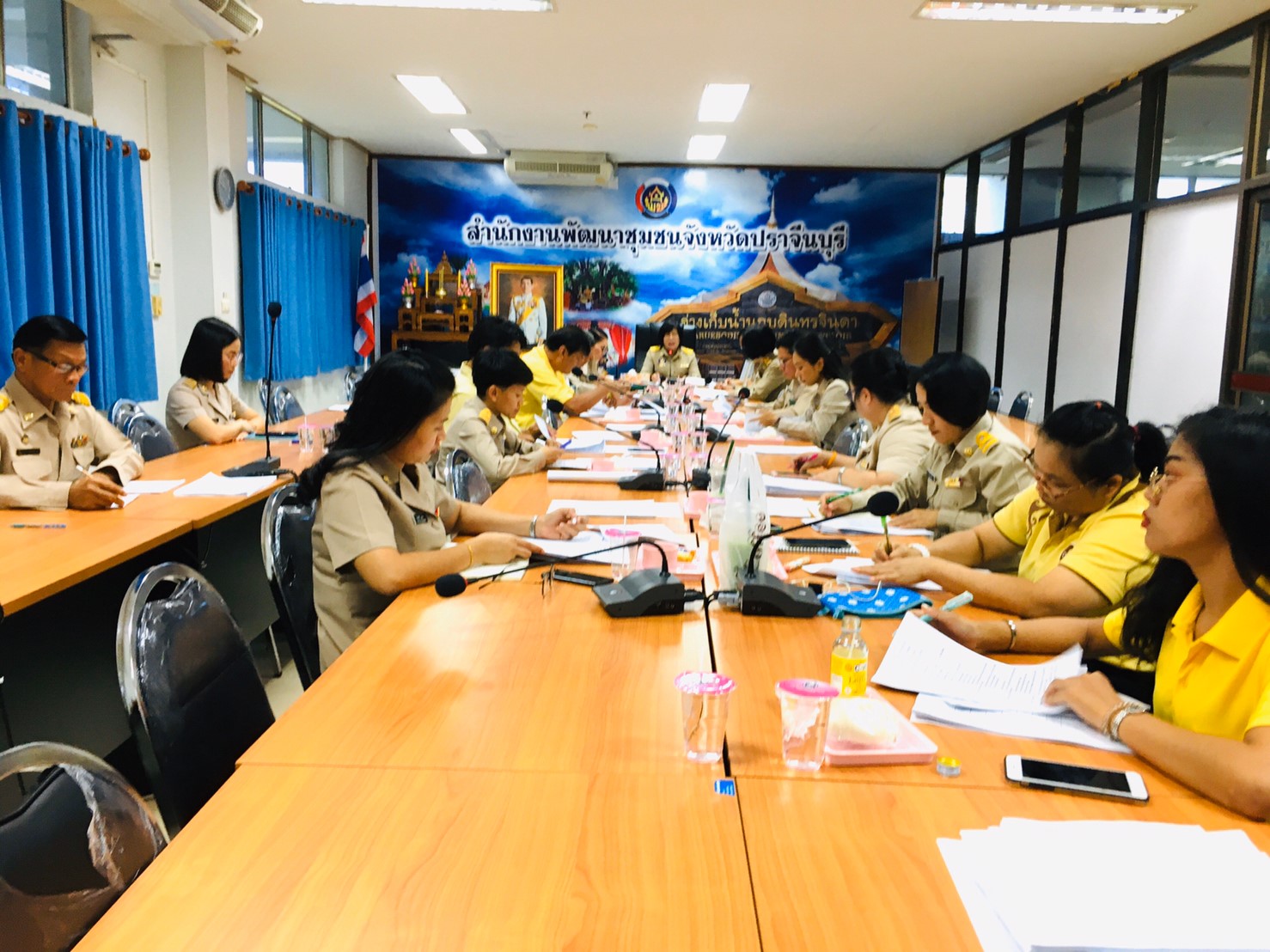 การประชุมนักวิชาการพัฒนาชุมชนจังหวัดปราจีนบุรี ครั้งที่ 11/2562 ประจำเดือนธันวาคม 2562