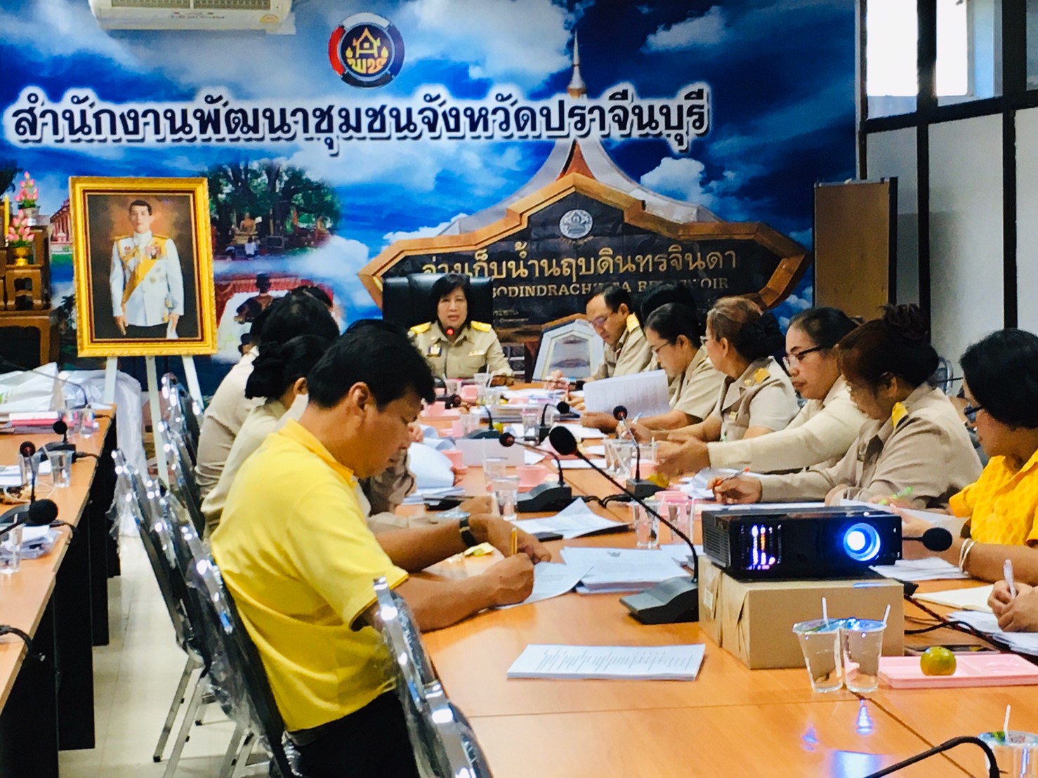 การประชุมผู้บริหารงานพัฒนาชุมชนและนักวิชาการพัฒนาชุมชนจังหวัดปราจีนบุรี ครั้งที่ 11/2562 ประจำเดือนธันวาคม 2562