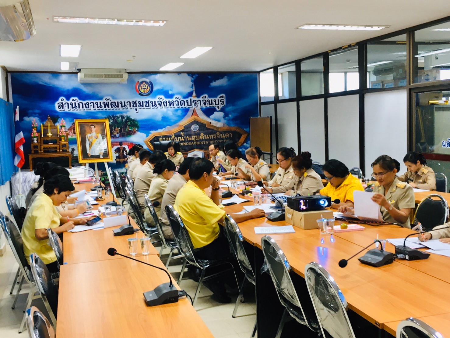การประชุมผู้บริหารงานพัฒนาชุมชนและนักวิชาการพัฒนาชุมชนจังหวัดปราจีนบุรี ครั้งที่ 11/2562 ประจำเดือนธันวาคม 2562