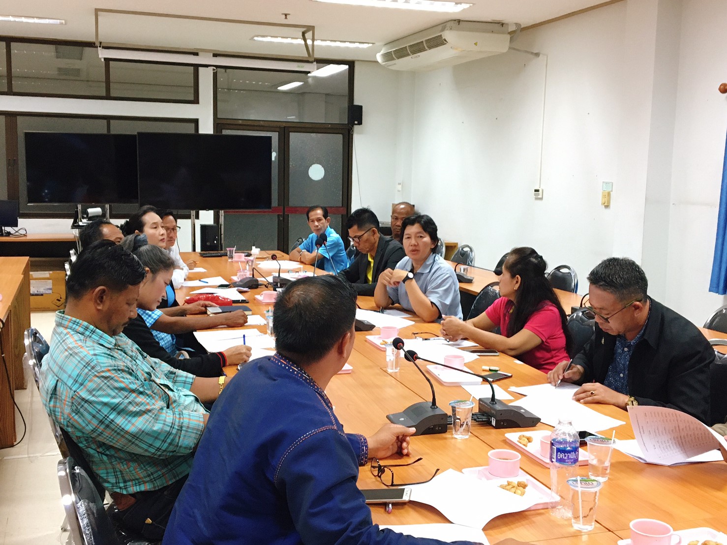 การประชุมคณะกรรมการเครือข่ายกองทุนแม่ของแผ่นดิน ระดับอำเภอ