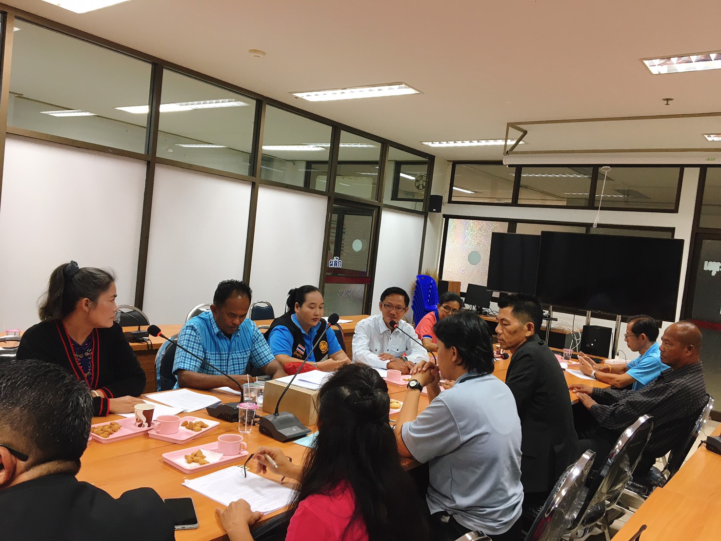การประชุมคณะกรรมการเครือข่ายกองทุนแม่ของแผ่นดิน ระดับอำเภอ