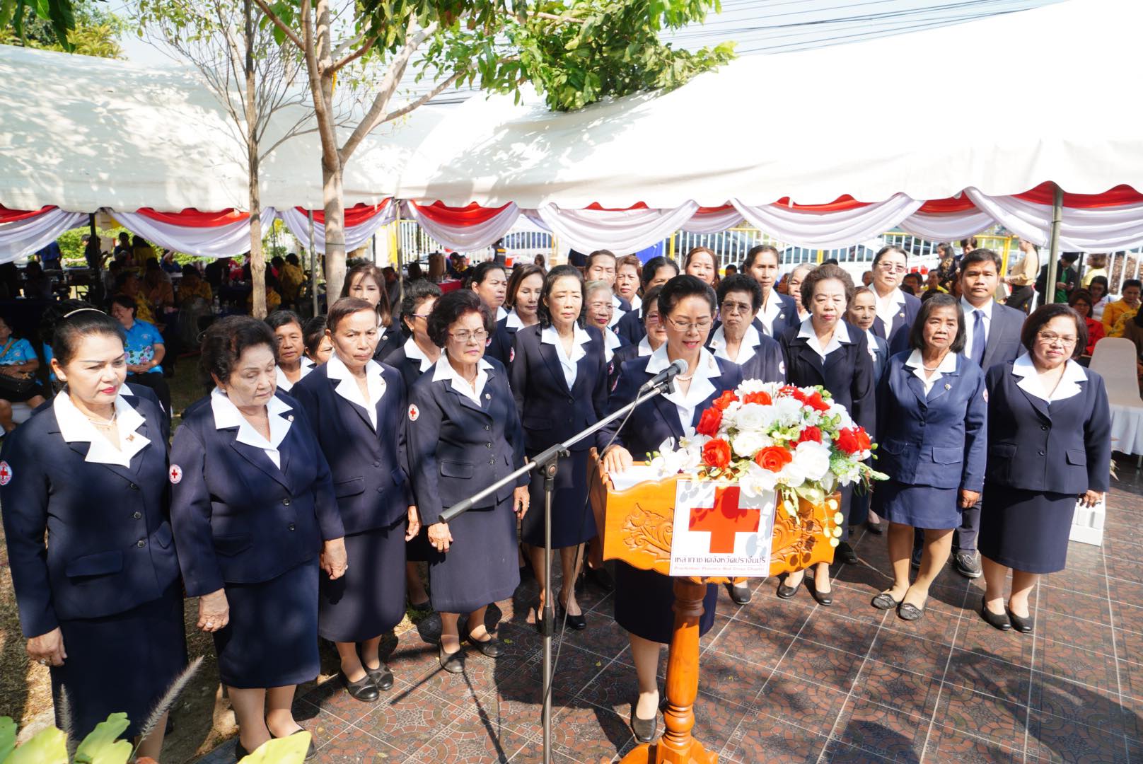 พิธีเปิดงานวันรวมน้ำใจสู่กาชาดจังหวัดปราจีนบุรี ประจำปี 2563