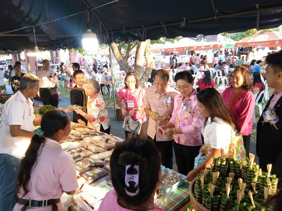 พิธีเปิดงานเทศกาลอาหารเพื่อสุขภาพ ในชื่องาน “ว้าว ข้าวใหม่ปลามัน วันอร่อยได้ไร้แอลกอฮอล์ ปี 2563 ตอนรักษ์ ณ ปราจีนบุรี (หิ้วปิ่นโต โชว์ถุงผ้า)”