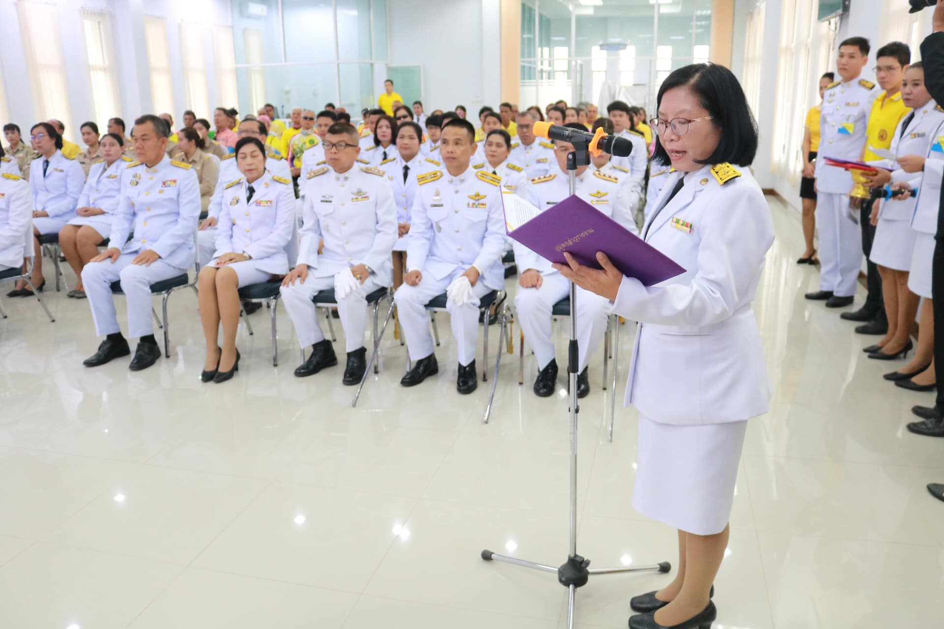 พิธีเปิด “โครงการ พม.ห่วงใย ดูแลทุกข์สุข ปั่นปันน้ำใจให้ผู้ด้อยโอกาสเฉลิมพระเกียรติ เนื่องในโอกาสมหามงคลพระราชพิธีบรมราชาภิเษก”
