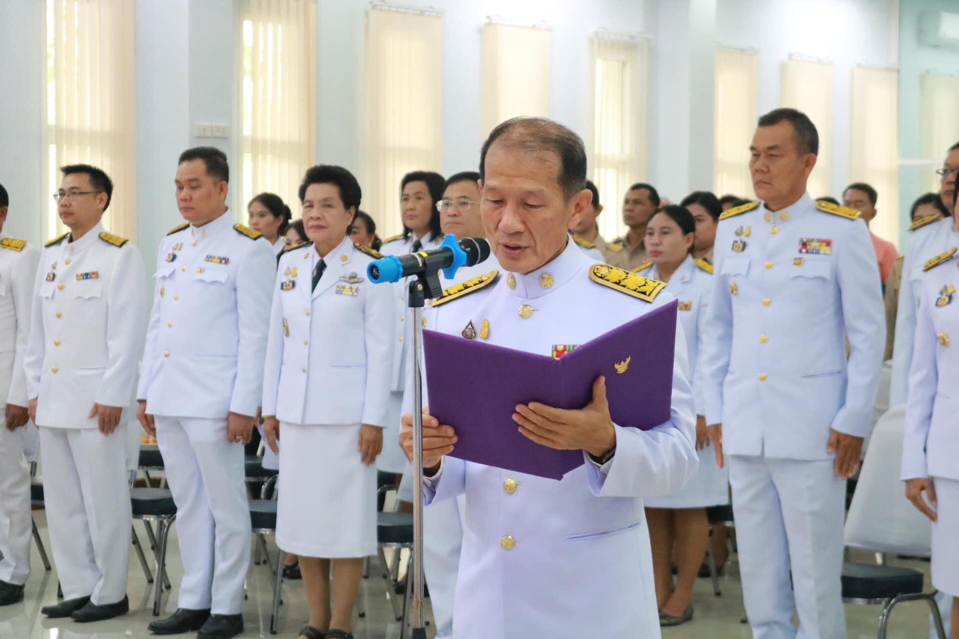 พิธีเปิด “โครงการ พม.ห่วงใย ดูแลทุกข์สุข ปั่นปันน้ำใจให้ผู้ด้อยโอกาสเฉลิมพระเกียรติ เนื่องในโอกาสมหามงคลพระราชพิธีบรมราชาภิเษก”
