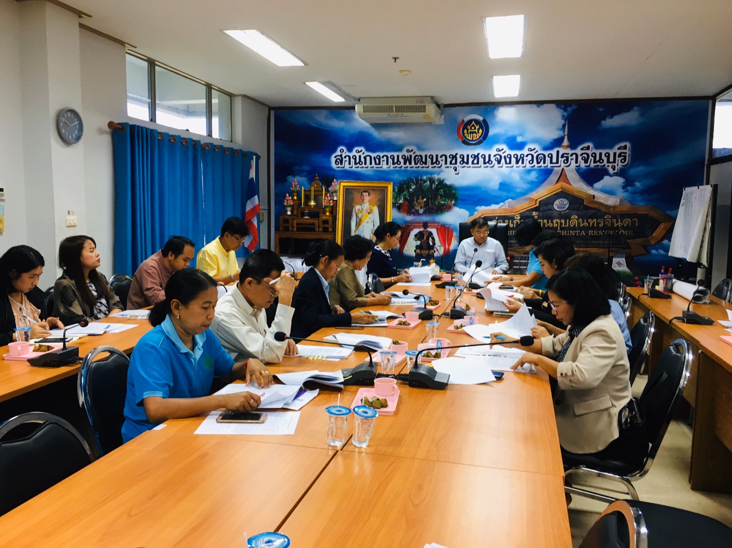 การประชุมคณะกรรมการบริหารกองทุนพัฒนาเด็กชนบท ในพระราชูปถัมภ์สมเด็จพระเทพรัตนราชสุดาฯ สยามบรมราชกุมารี จังหวัดปราจีนบุรี ครั้งที่ 1/2563
