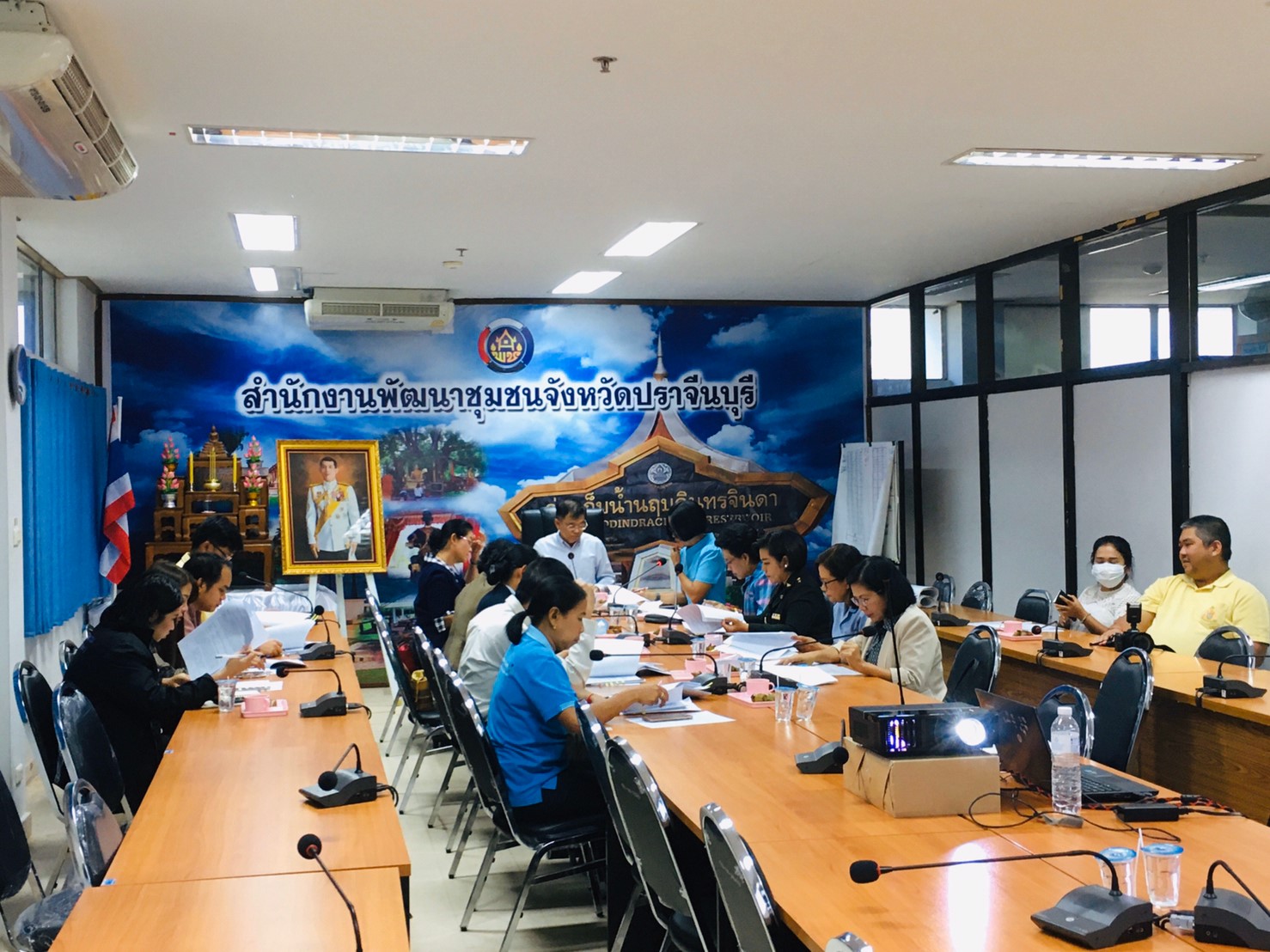 การประชุมคณะกรรมการบริหารกองทุนพัฒนาเด็กชนบท ในพระราชูปถัมภ์สมเด็จพระเทพรัตนราชสุดาฯ สยามบรมราชกุมารี จังหวัดปราจีนบุรี ครั้งที่ 1/2563
