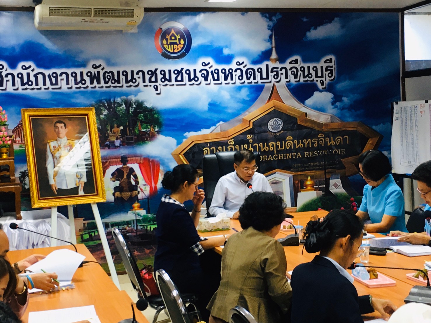 การประชุมคณะกรรมการบริหารกองทุนพัฒนาเด็กชนบท ในพระราชูปถัมภ์สมเด็จพระเทพรัตนราชสุดาฯ สยามบรมราชกุมารี จังหวัดปราจีนบุรี ครั้งที่ 1/2563