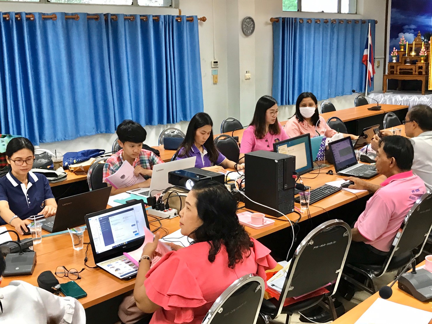 การฝึกอบรมขยายผลการใช้งานระบบบริหารจัดการข้อมูลเพื่อการพัฒนาชุมชนและจัดทำระบบการวิเคราะห์ข้อมูลตามความต้องการของผู้ใช้ประจำปี 2562