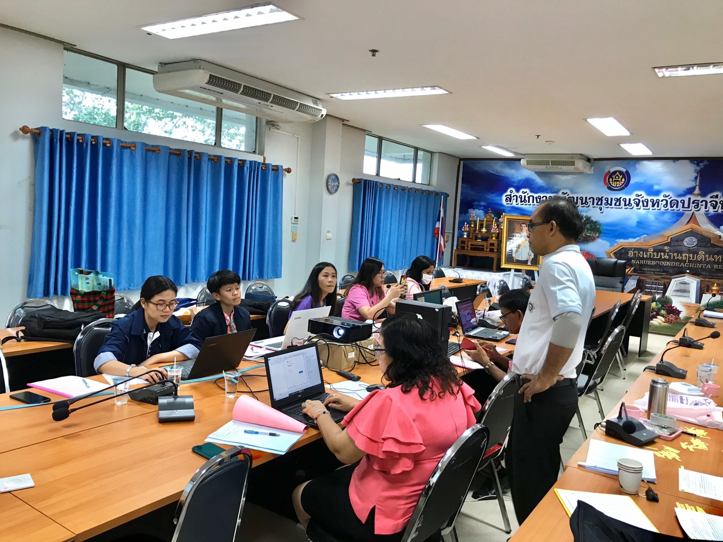การฝึกอบรมขยายผลการใช้งานระบบบริหารจัดการข้อมูลเพื่อการพัฒนาชุมชนและจัดทำระบบการวิเคราะห์ข้อมูลตามความต้องการของผู้ใช้ประจำปี 2562