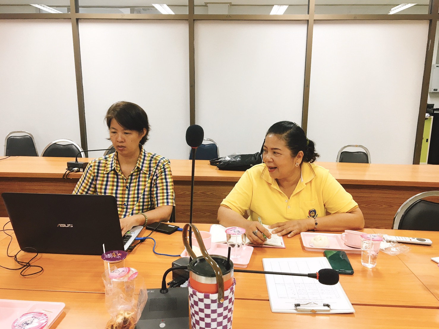 การประชุมชี้แจงและสร้างความเข้าใจเกี่ยวกับระบบการรายงานบนมือถือผ่านระบบ Online Real Time ผ่านระบบ TV Conference