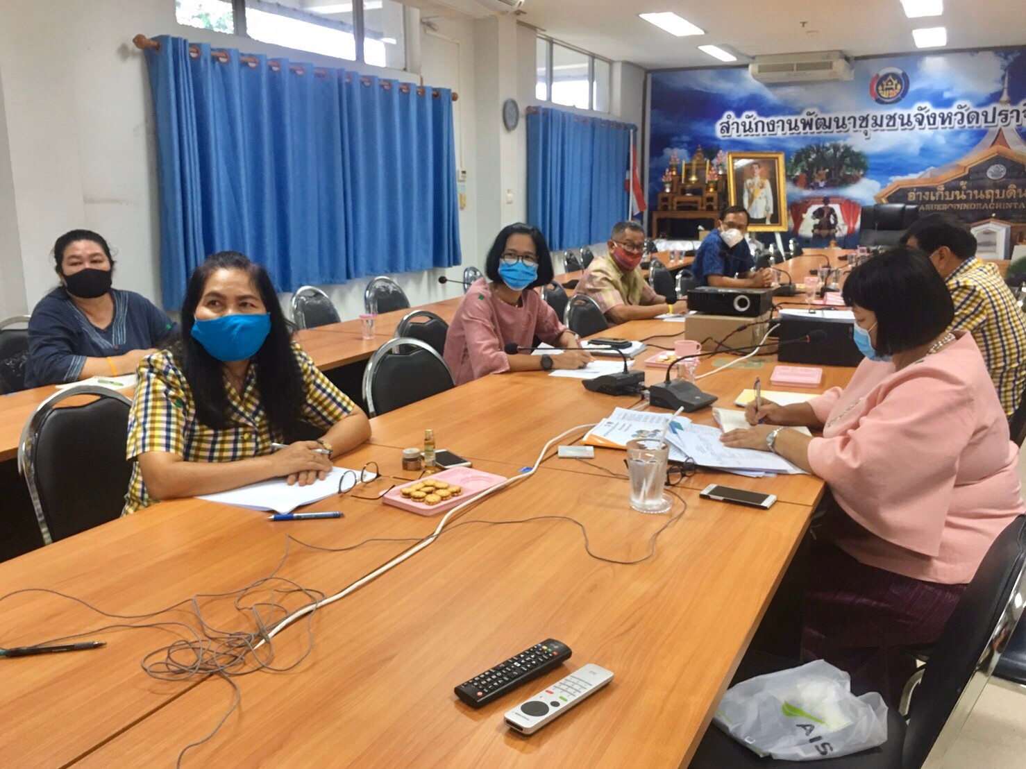 งการประชุมคณะกรรมการอำนวยการขับเคลื่อนแผนปฏิบัติการ 90 วัน “ปลูกผักสวนครัว เพื่อสร้างความมั่นคงทางอาหาร” ผ่านระบบ Video Conference