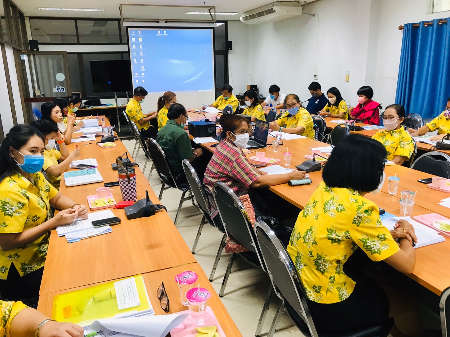 การประชุมผู้บริหารงานพัฒนาชุมชน นักวิชาการพัฒนาชุมชน สำนักงานพัฒนาชุมชนจังหวัดปราจีนบุรี ครั้งที่ 3/2563 ประจำเดือนมีนาคม 2563