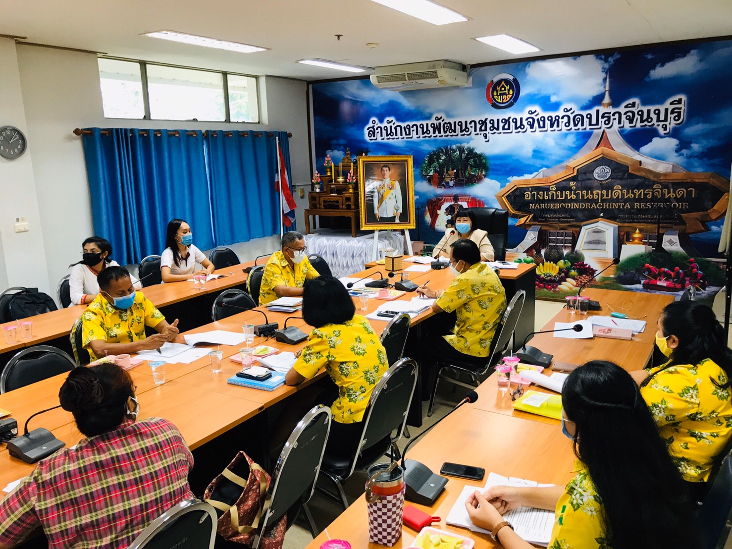 การประชุมผู้บริหารงานพัฒนาชุมชน นักวิชาการพัฒนาชุมชน สำนักงานพัฒนาชุมชนจังหวัดปราจีนบุรี ครั้งที่ 3/2563 ประจำเดือนมีนาคม 2563