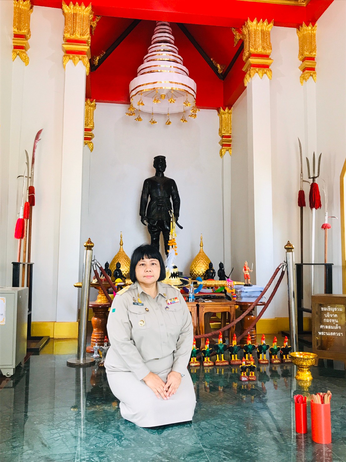 พัฒนาการจังหวัดปราจีนบุรีเข้าคาราวะผู้ว่าราชการจังหวัดปราจีนบุรี และรองผู้ว่าราชการจังหวัดปราจีนบุรี  และสักการะสิ่งศักดิ์สิทธิ์ของจังหวัดปราจีนบุรี
