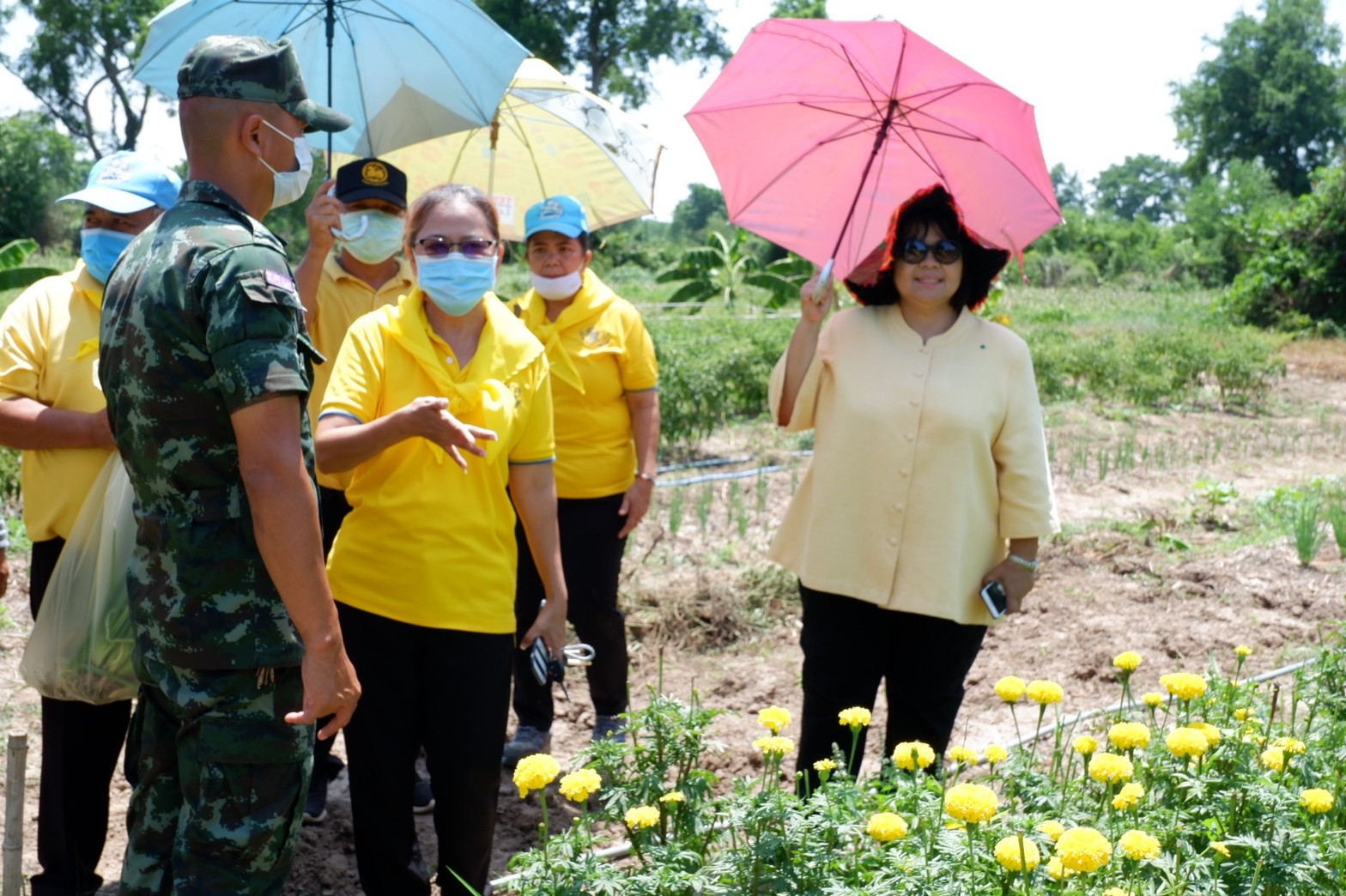 ติดตามการดำเนินงานโครงการตามแผนปฏิบัติการ 90 วัน “ปลูกพืชผักสวนครัว เพื่อสร้างความมั่นคงทางอาหาร” ของอำเภอศรีมโหสถ