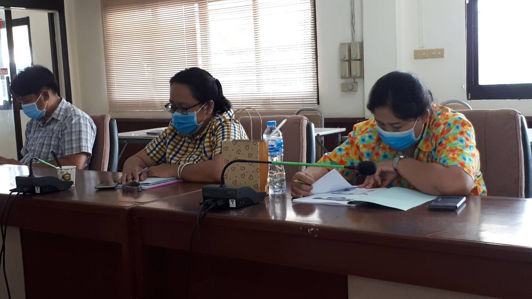 ประชุมเจ้าหน้าที่พัฒนาชุมชนของสำนักงานพัฒนาชุมชนอำเภอประจันตคาม