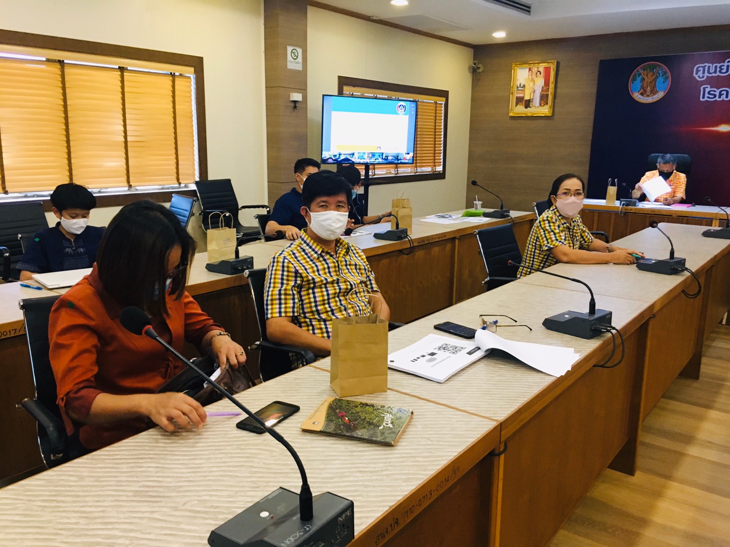 การประชุมผ่านระบบวีดิทัศน์ทางไกล ( Video Conference ) เรื่อง ระบบบริหารจัดการข้อมูลการพัฒนาคนแบบชี้เป้า (TPMAP) และระบบแฟ้มบ้านพัฒนาคนไทย(TPMAP Logbook) เพื่อประโยชน์ในการบริหารงานพัฒนาชุมชน