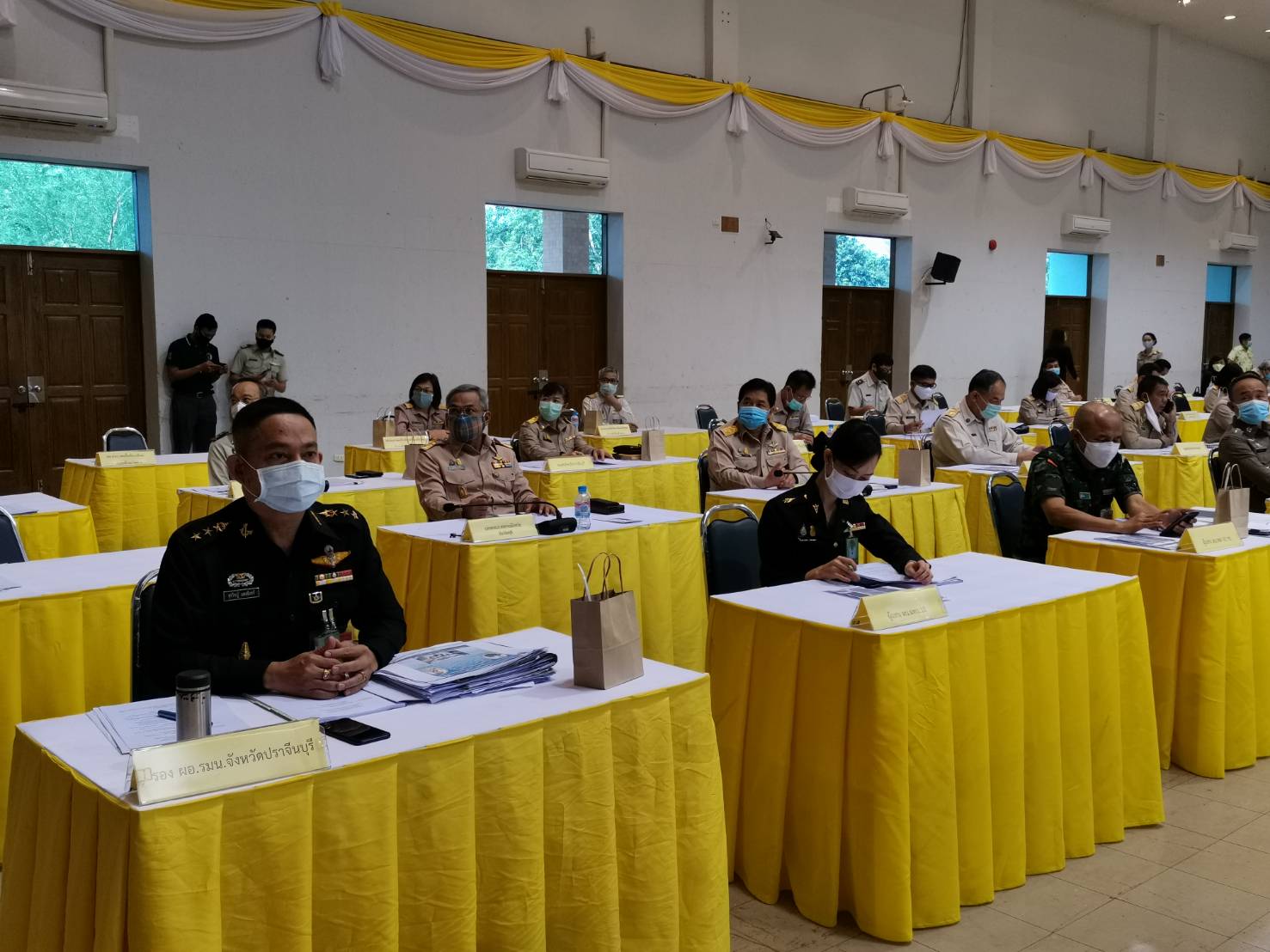การประชุม​คณะกรมการจังหวัดปราจีนบุรี ครั้งที่ 3/63 ประจำเดือน เมษายน 2563