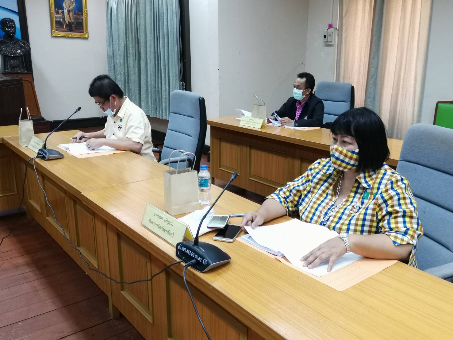 การประชุมคณะกรรมการข้าราชการองค์การบริหารส่วนจังหวัดปราจีนบุรี (ก.จ.จ.ปราจีนบุรี) ครั้งที่ 4/63