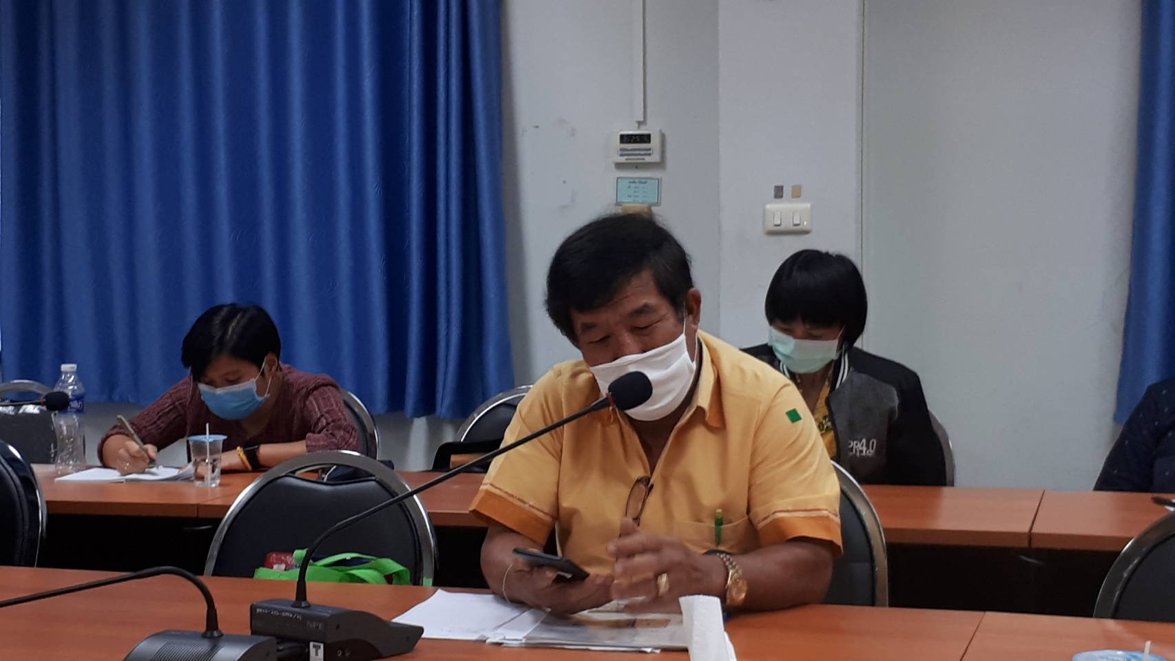 การประชุมประธานคณะกรรมการเครือข่าย OTOP อำเภอ , OTOP Trader จังหวัดปราจีนบุรี และนักวิชาการพัฒนาชุมชนอำเภอผู้รับผิดชอบงาน OTOP