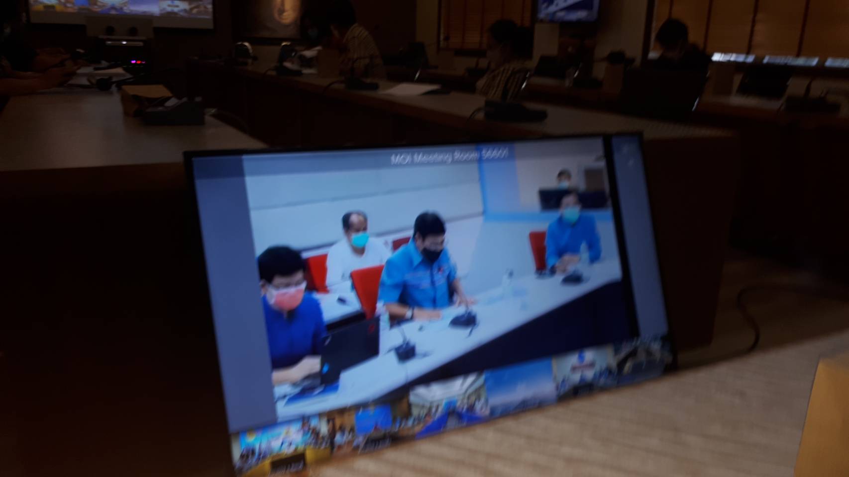 การประชุมผ่านระบบวีดิทัศน์ทางไกล ( Video Conference ) เรื่อง ระบบบริหารจัดการข้อมูลการพัฒนาคนแบบชี้เป้า (TPMAP) และระบบแฟ้มบ้านพัฒนาคนไทย(TPMAP Logbook) เพื่อประโยชน์ในการบริหารงานพัฒนาชุมชน