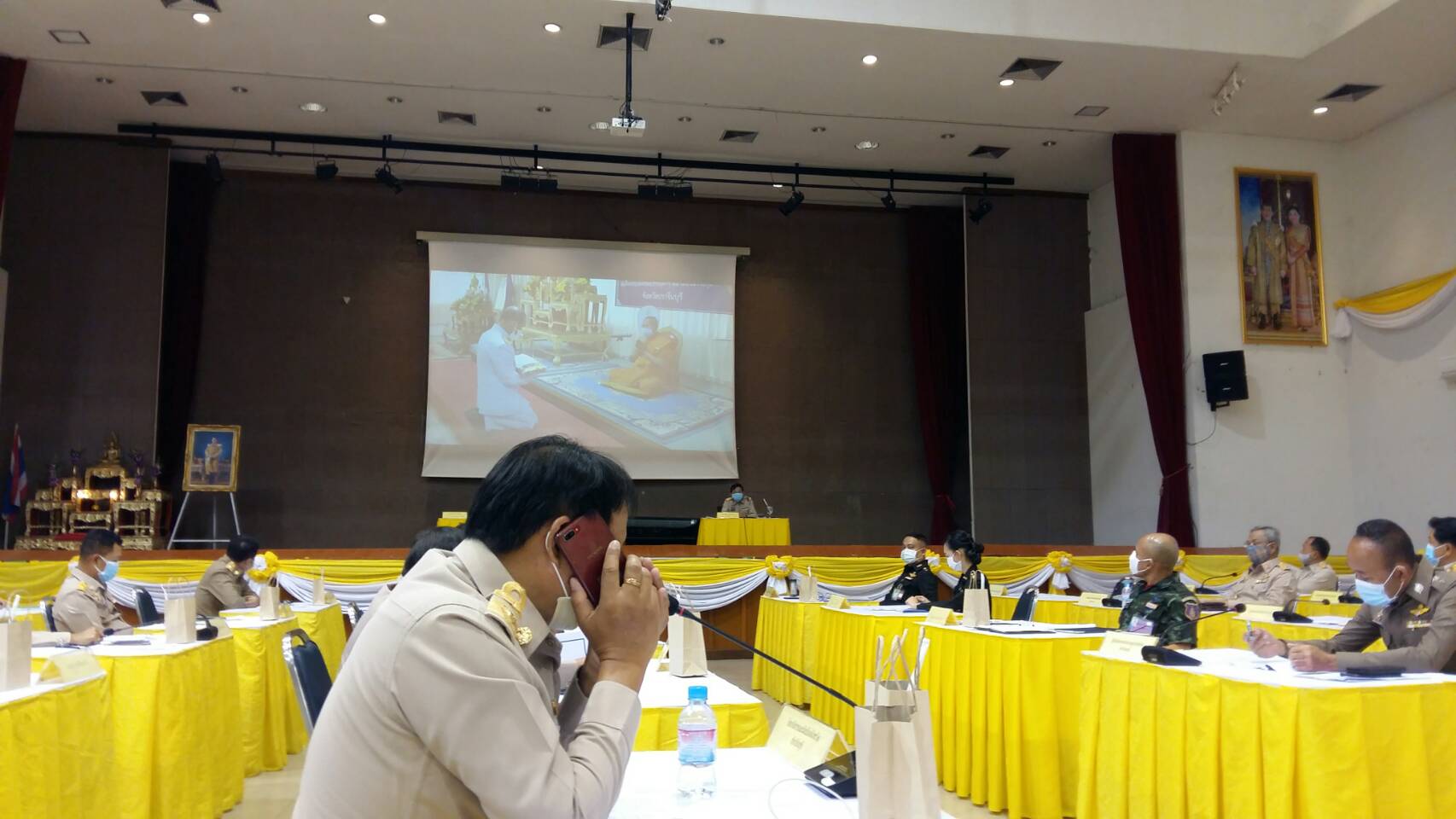 การประชุม​คณะกรมการจังหวัดปราจีนบุรี ครั้งที่ 3/63 ประจำเดือน เมษายน 2563