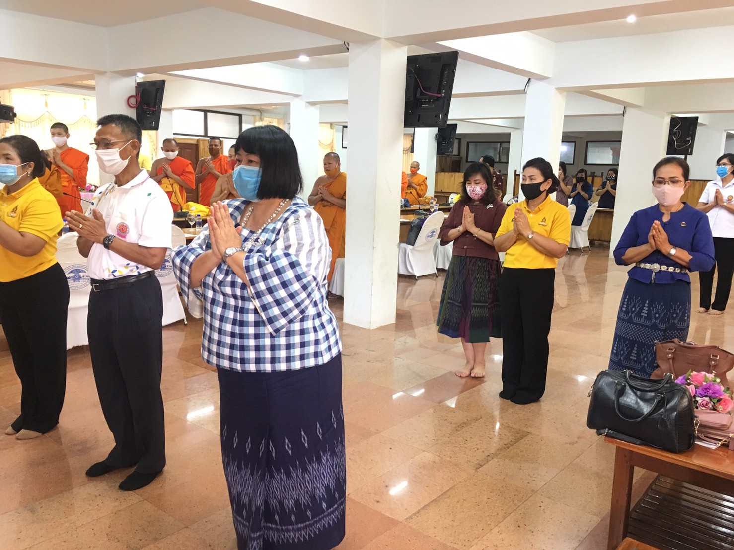 การประชุมเจ้าคณะอำเภอทุกอำเภอ ณ ห้องประชุมโรงเรียนมัธยมวัดใหม่กรงทอง อำเภอศรีมหาโพธิ จังหวัดปราจีนบุรี