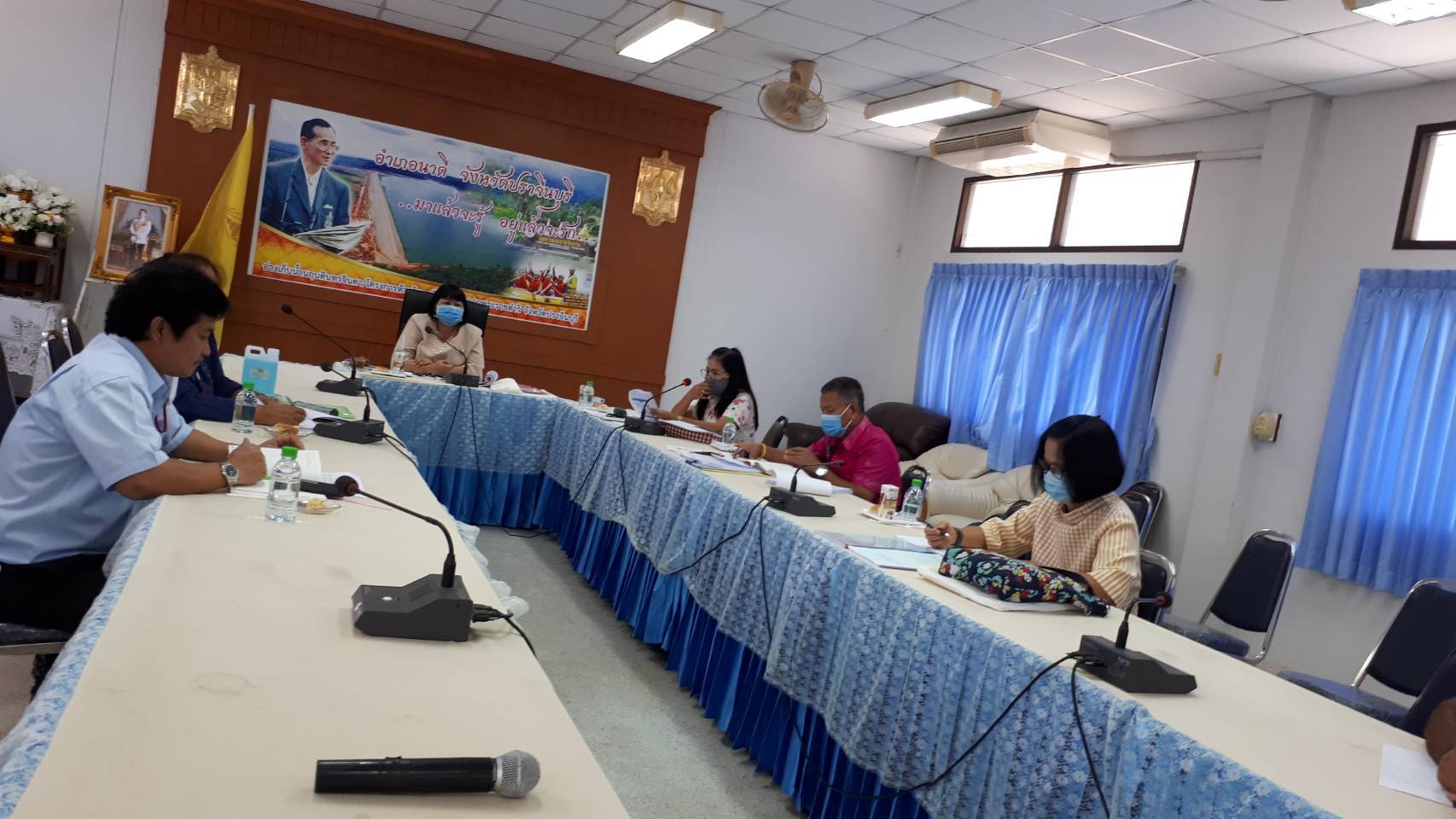 ประชุมเจ้าหน้าที่พัฒนาชุมชนของสำนักงานพัฒนาชุมชนอำเภอนาดี ณ ห้องประชุมอำเภอนาดี